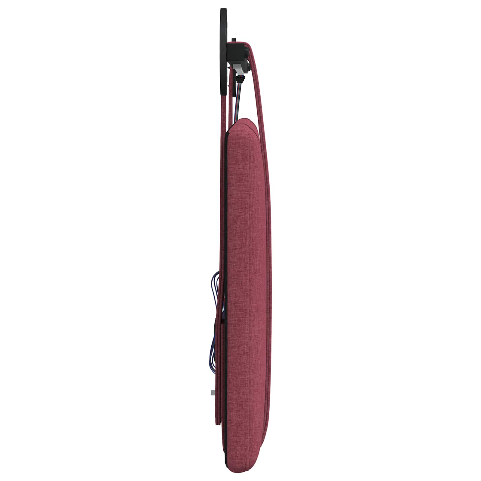 Tête de lit suspendue Avec lumière LED Bordeaux Tissu - XIOS