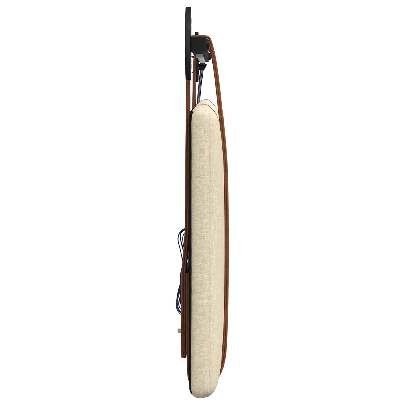 Tête de lit suspendue Avec lumière LED Crème PU antique - XIOS