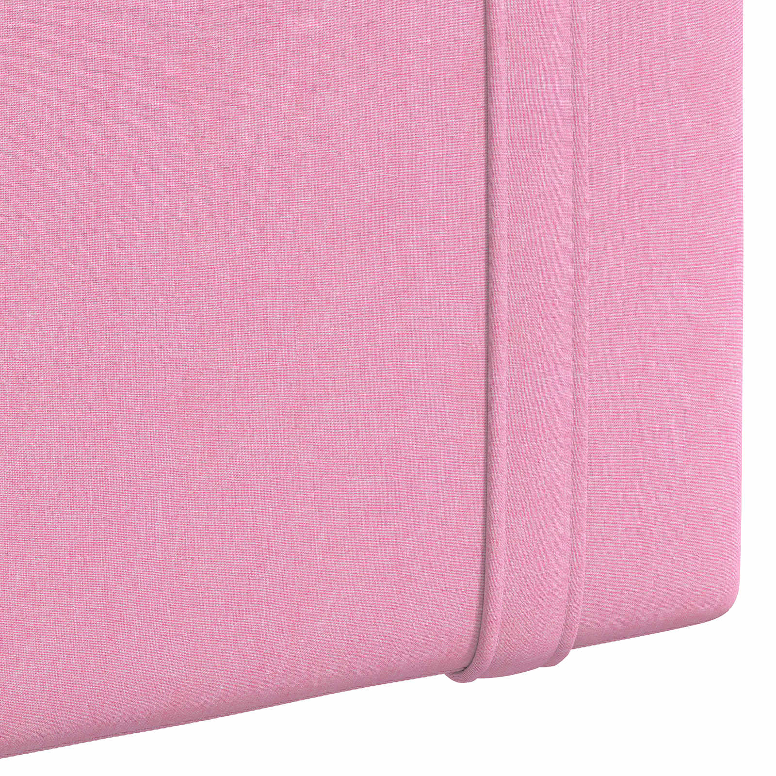 Tête de lit suspendue Avec lumière LED Rose Tissu - XIOS