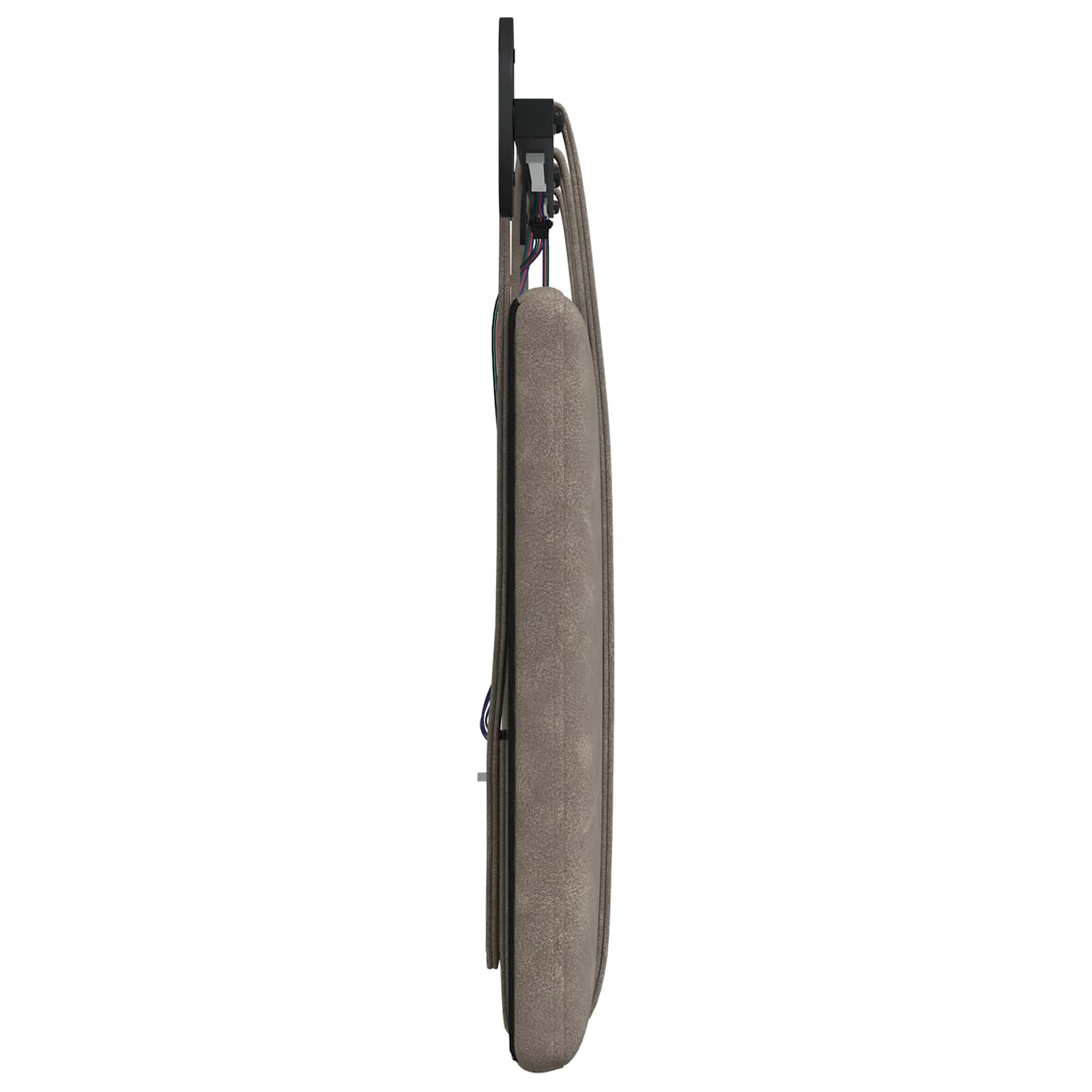 Tête de lit suspendue Avec lumière LED Gris PU antique - XIOS
