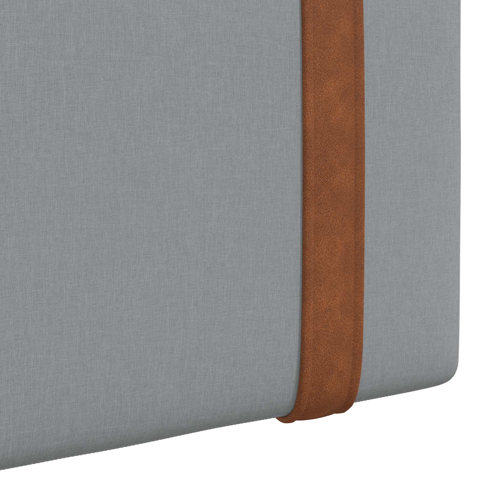 Tête de lit suspendue Avec lumière LED Gris clair PU antique - XIOS