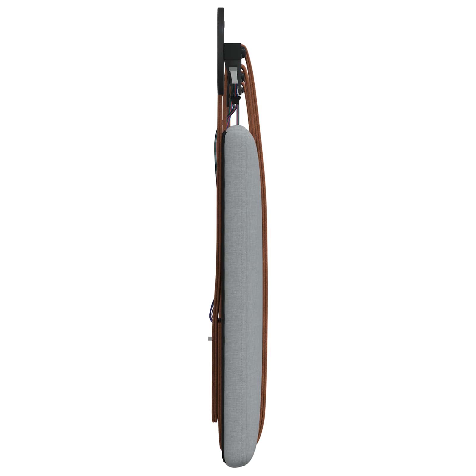 Tête de lit suspendue Avec lumière LED Gris clair PU antique - XIOS