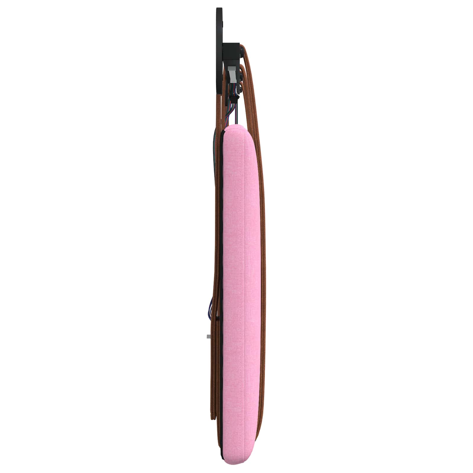 Tête de lit suspendue Avec lumière LED Rose PU antique - XIOS