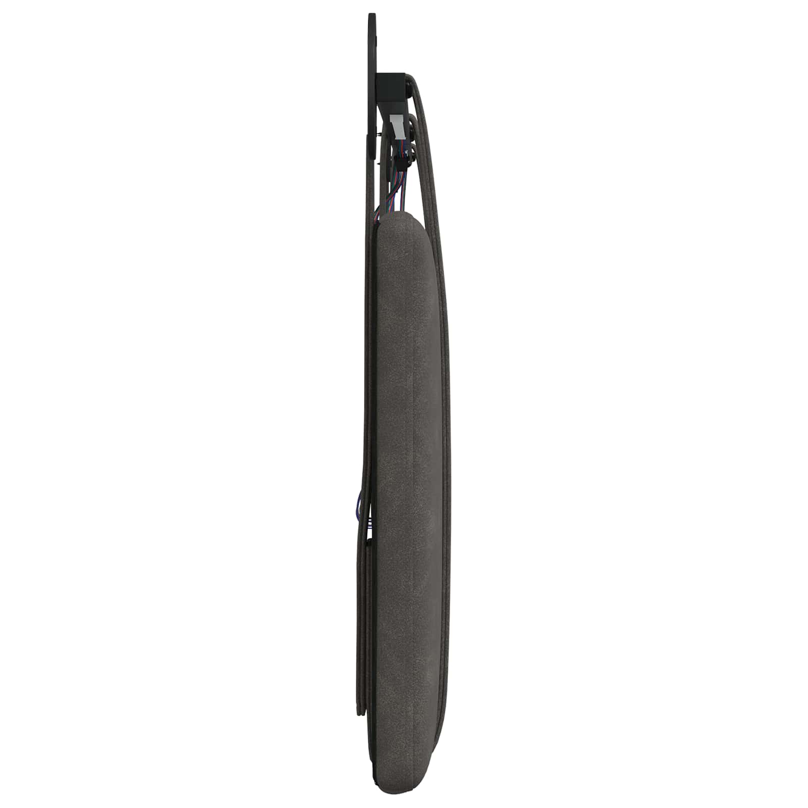 Tête de lit suspendue Avec lumière LED Noir PU antique - XIOS