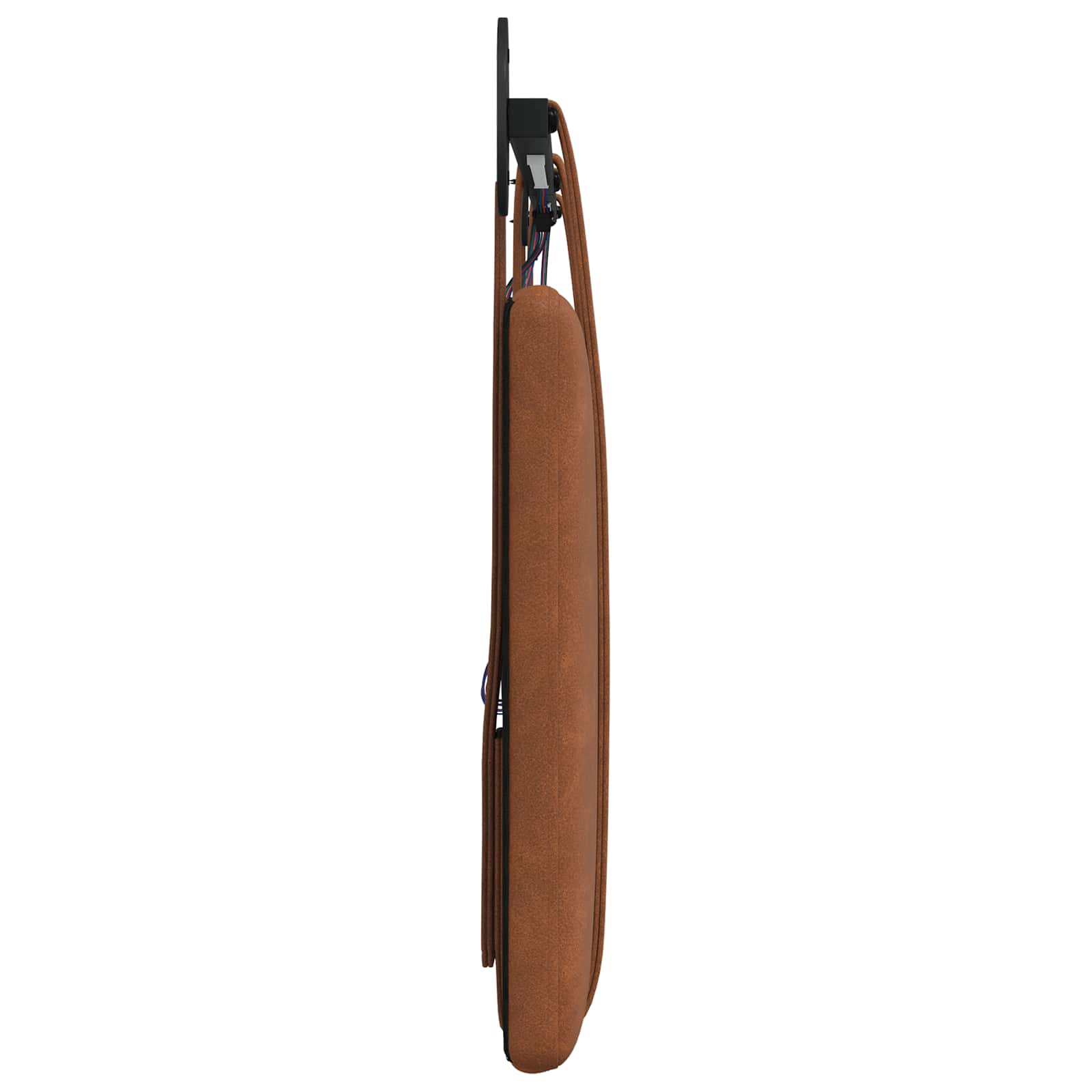 Tête de lit suspendue Avec lumière LED Marron PU antique - XIOS