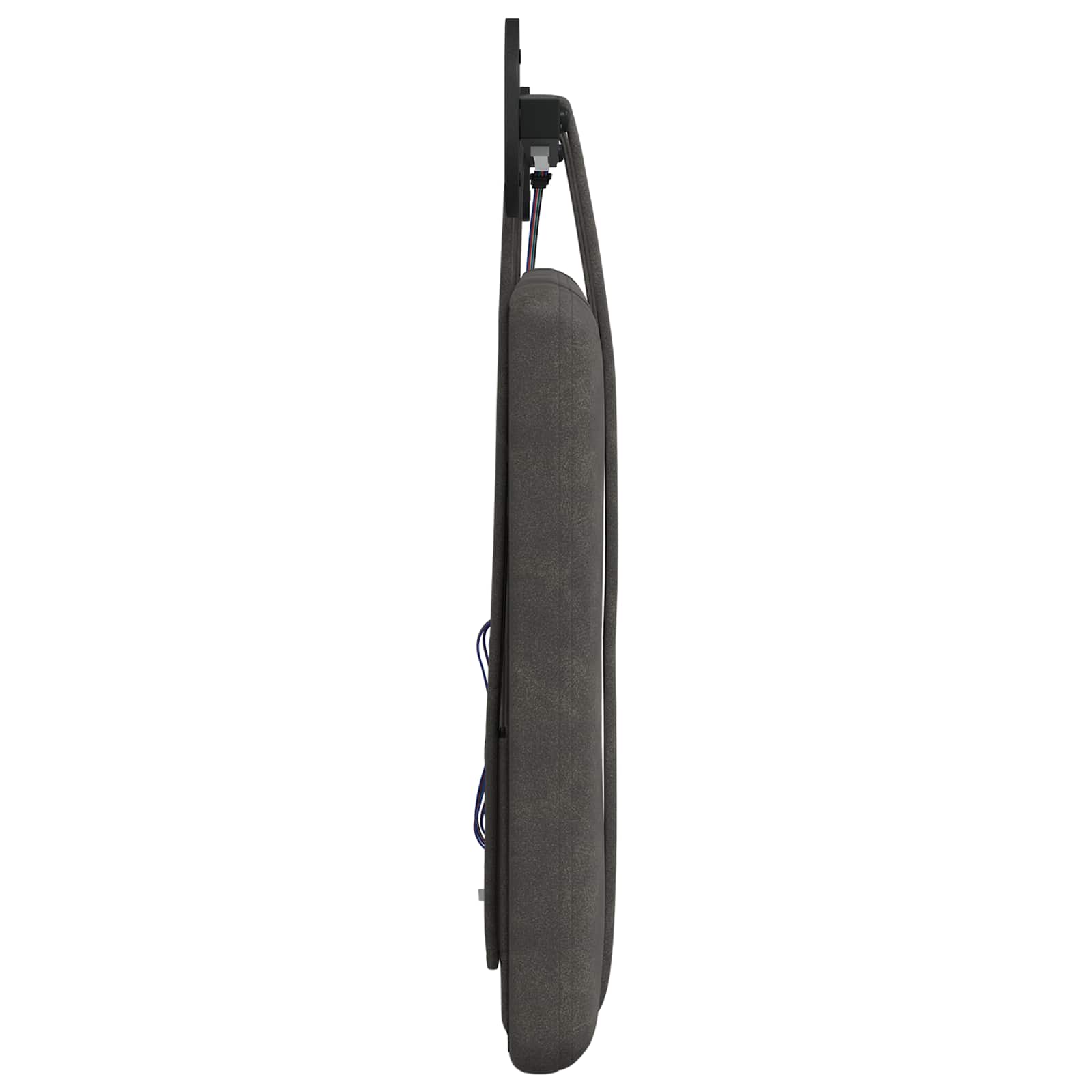 Tête de lit suspendue Avec lumière LED Noir PU antique - XIOS