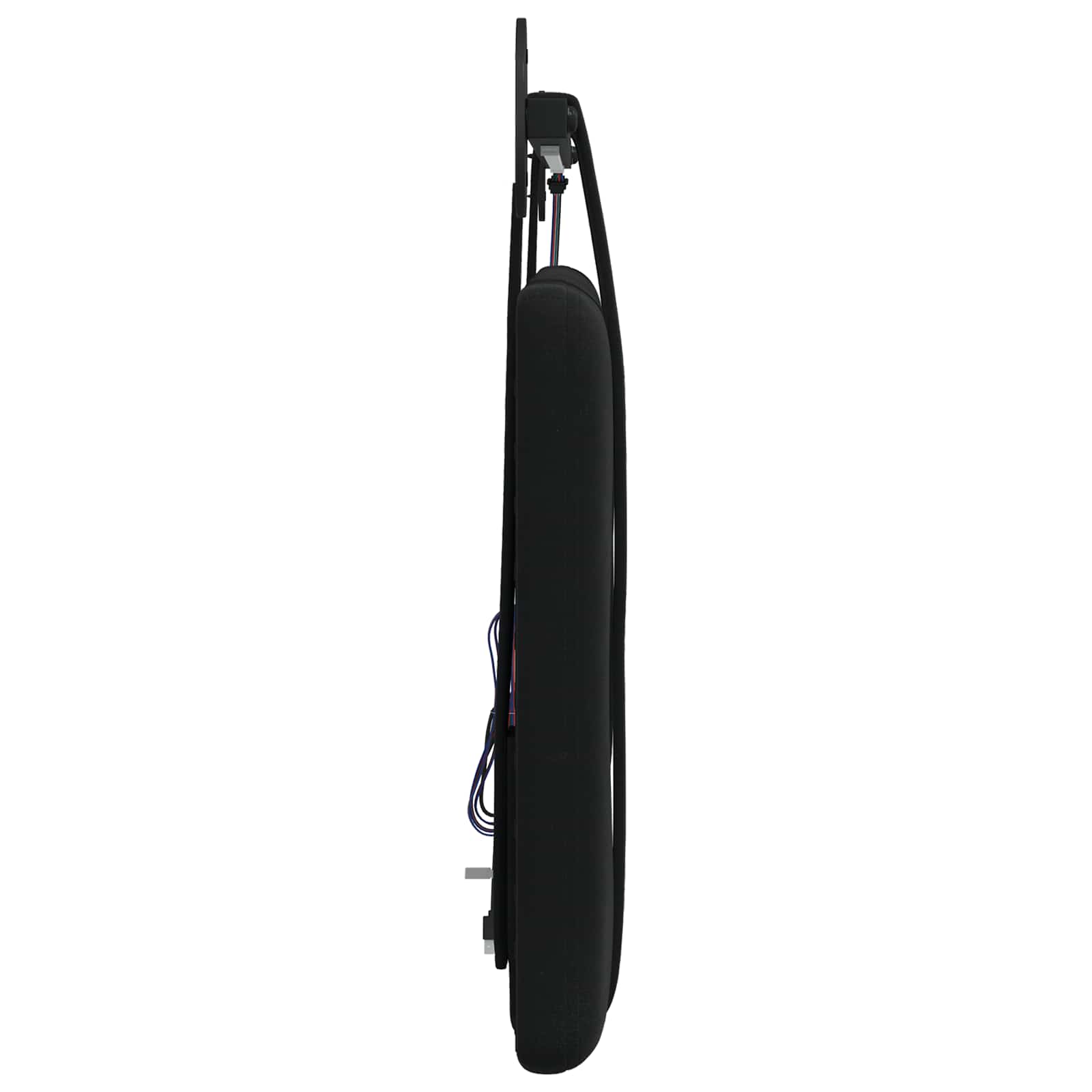 Tête de lit suspendue Avec lumière LED Noir Velours - XIOS