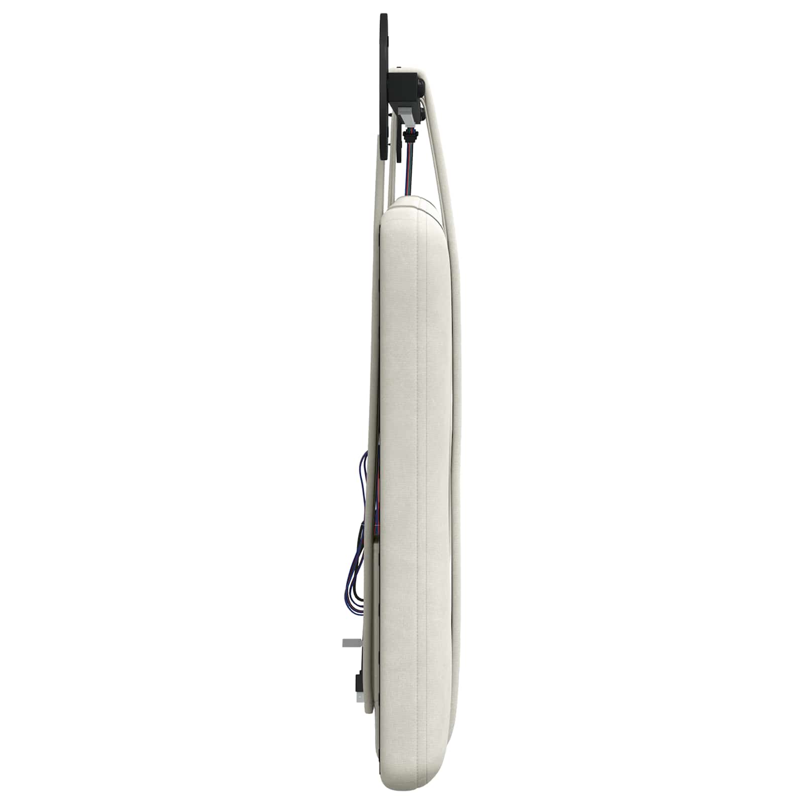 Tête de lit suspendue Avec lumière LED Crème Velours - XIOS