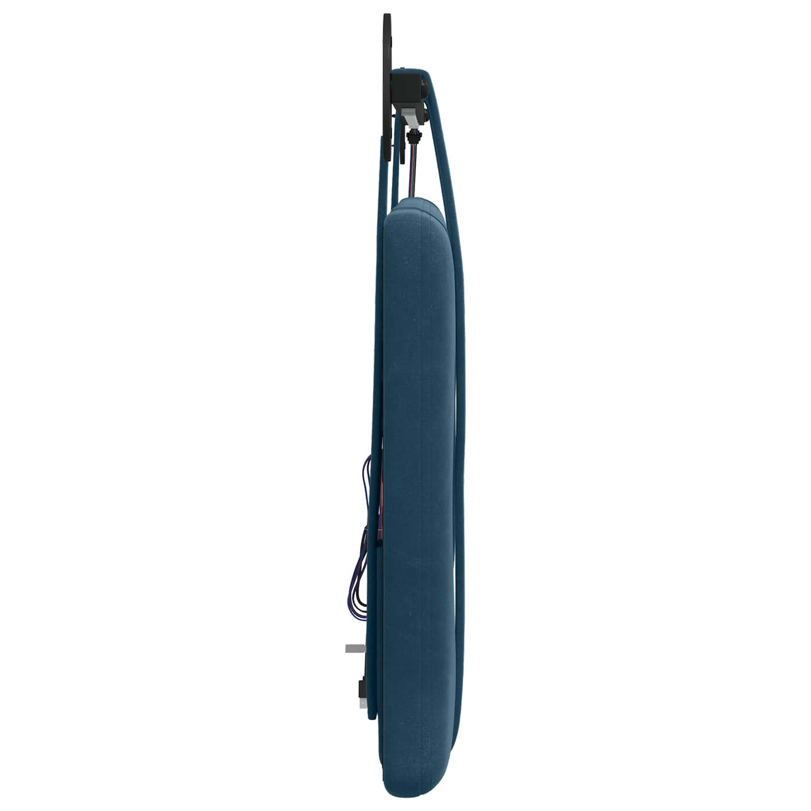 Tête de lit suspendue Avec lumière LED Bleu Velours - XIOS