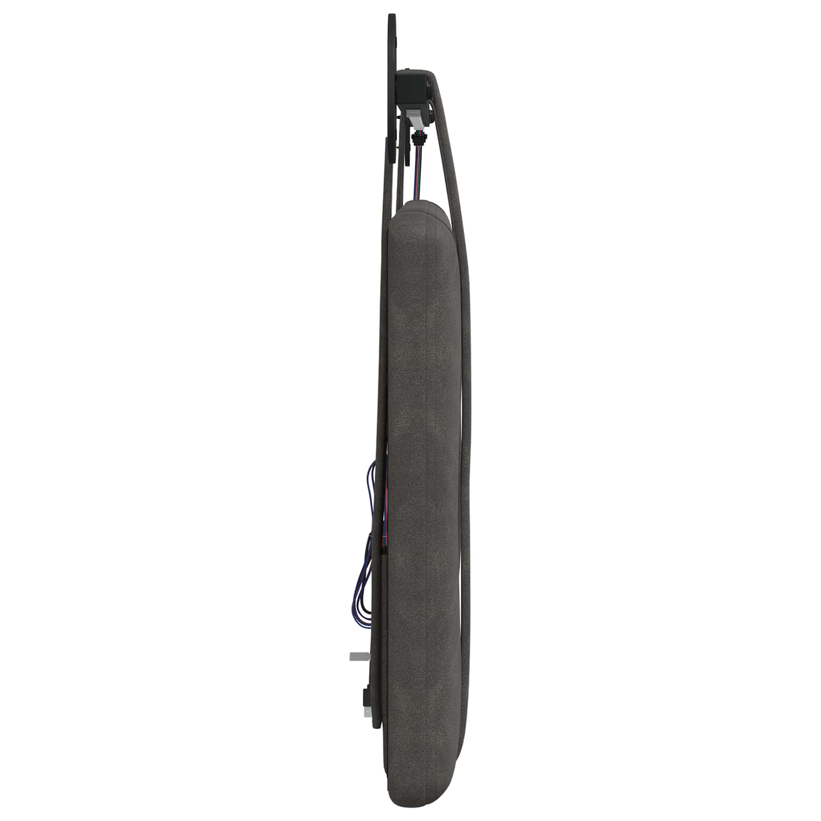 Tête de lit suspendue Avec lumière LED Noir PU antique - XIOS