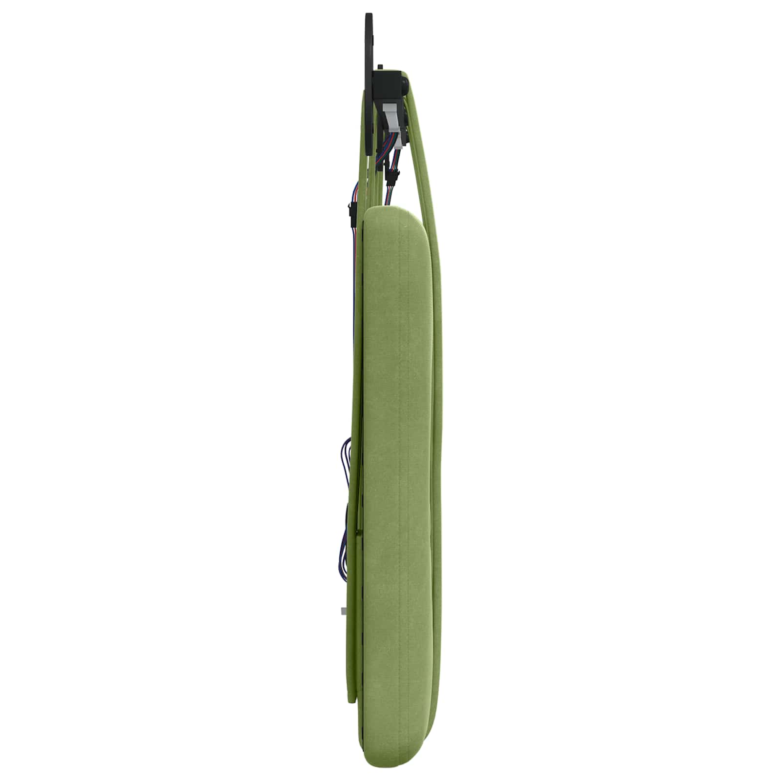 Tête de lit suspendue Avec lumière LED Vert clair Velours - XIOS