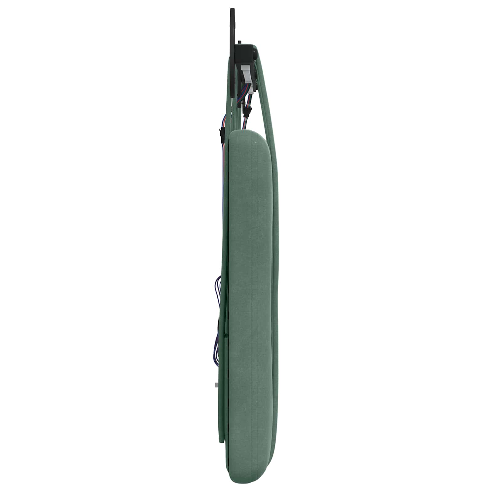 Tête de lit suspendue Avec lumière LED Vert Mer Velours - XIOS