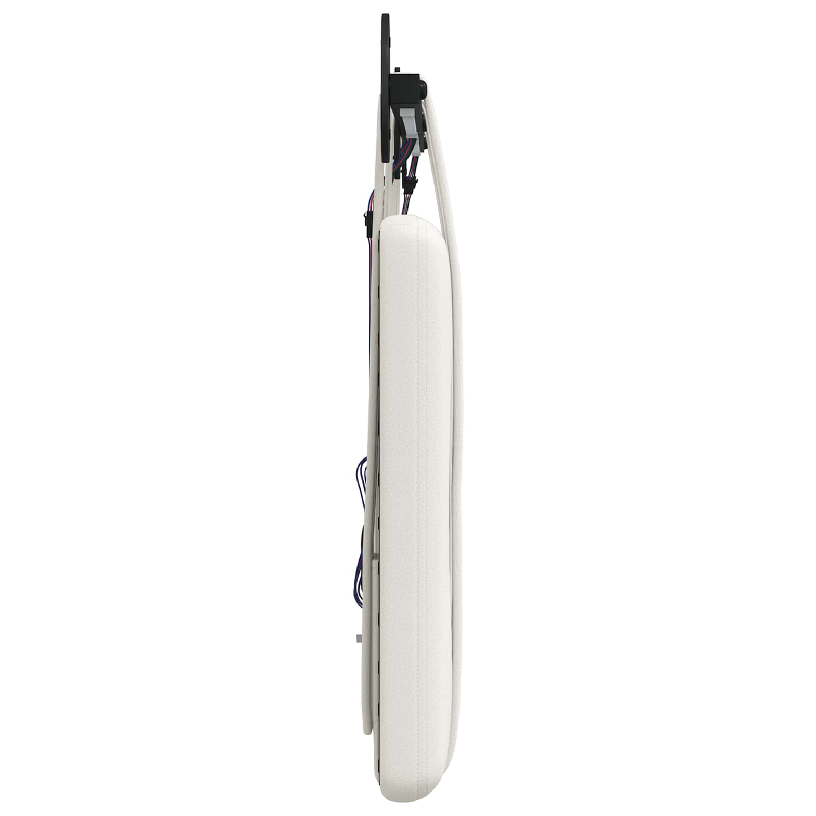 Tête de lit suspendue Avec lumière LED Blanc Simili cuir - XIOS