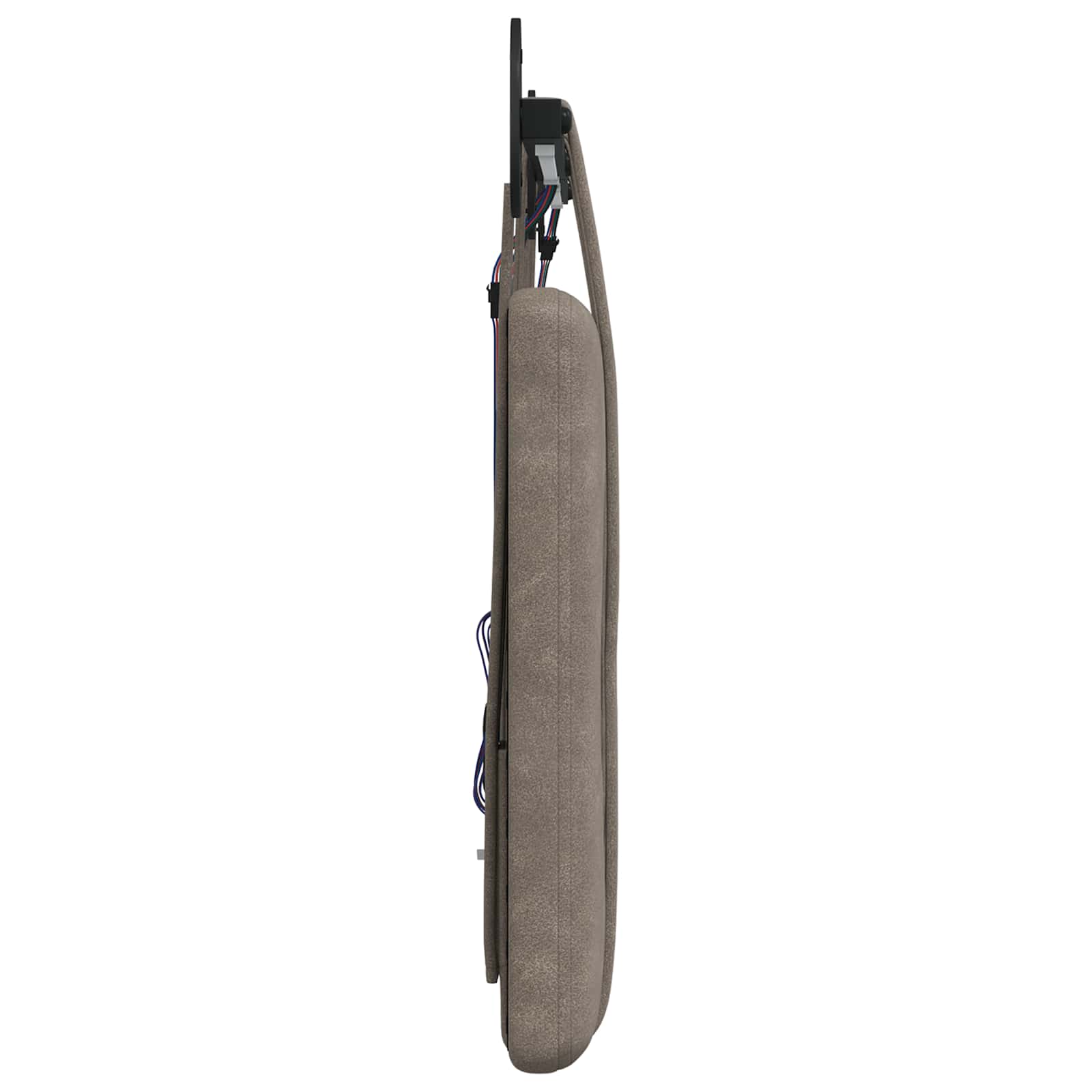 Tête de lit suspendue Avec lumière LED Gris PU antique - XIOS