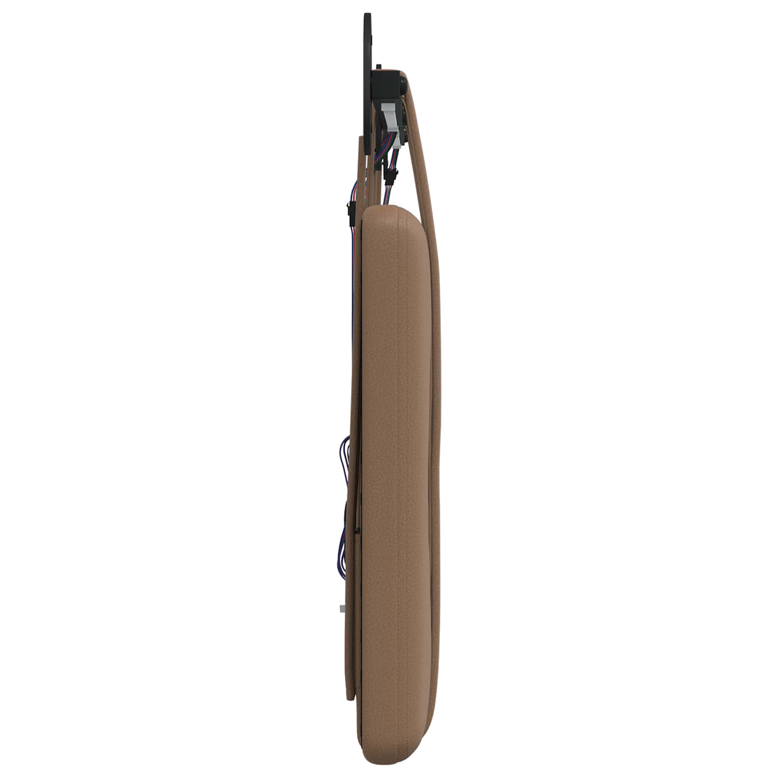 Tête de lit suspendue Avec lumière LED Cappuccino Simili cuir - XIOS