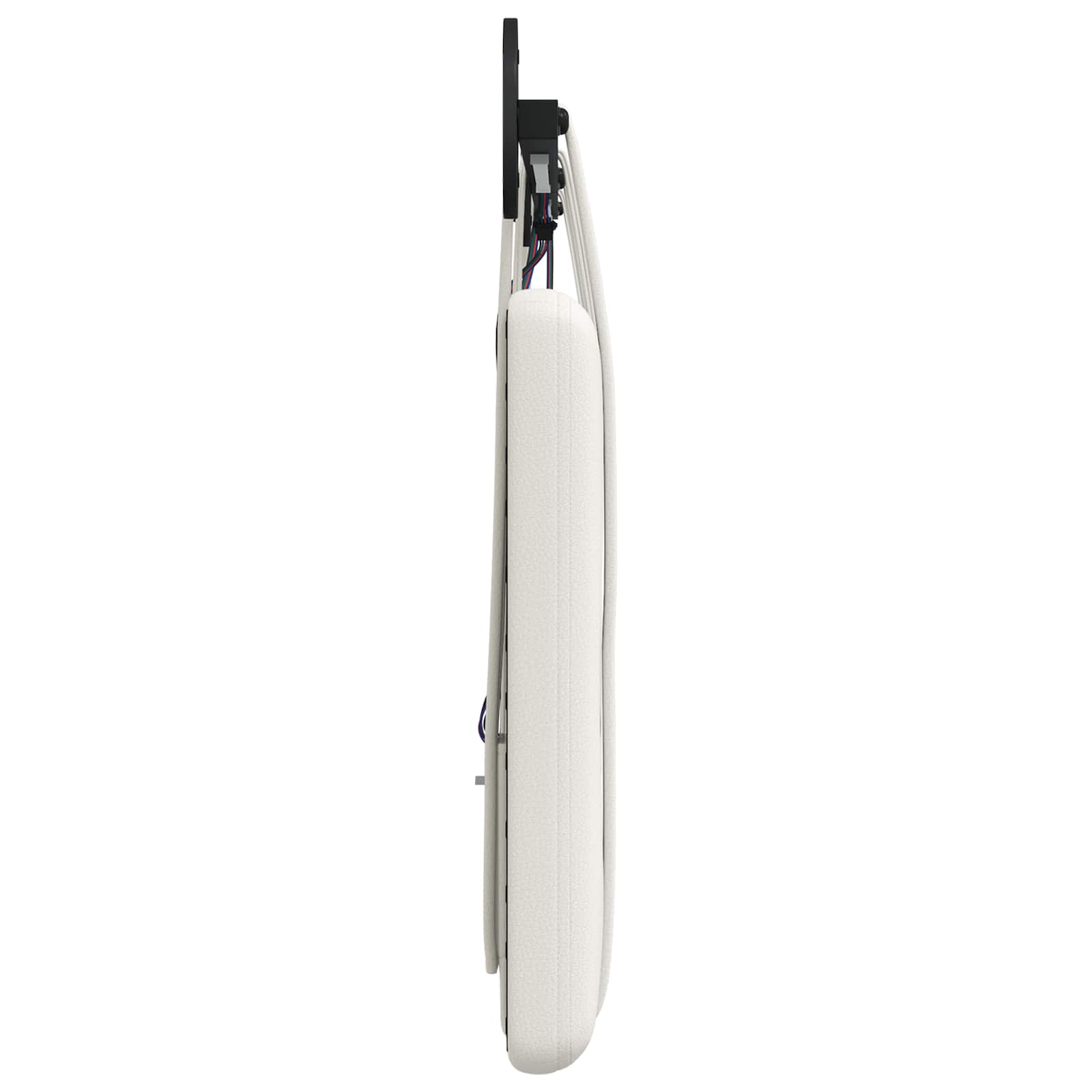 Tête de lit suspendue Avec lumière LED Blanc Simili cuir - XIOS