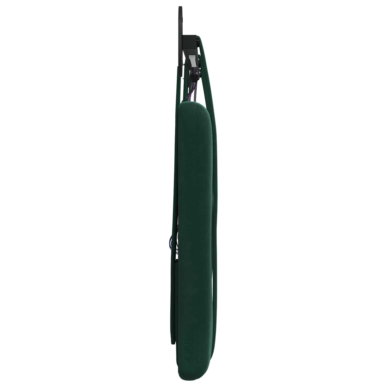 Tête de lit suspendue Avec lumière LED Vert foncé Velours - XIOS