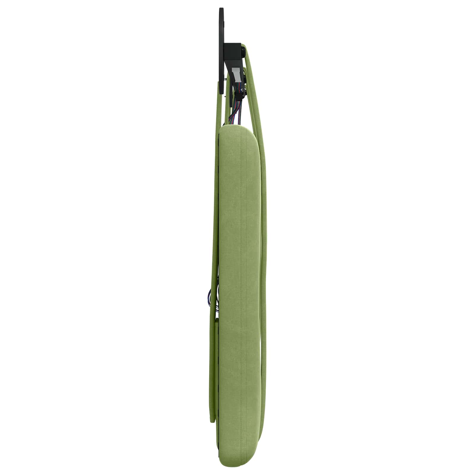 Tête de lit suspendue Avec lumière LED Vert clair Velours - XIOS