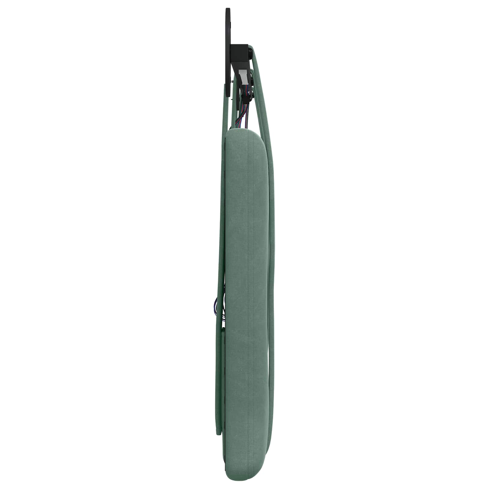 Tête de lit suspendue Avec lumière LED Vert Mer Velours - XIOS