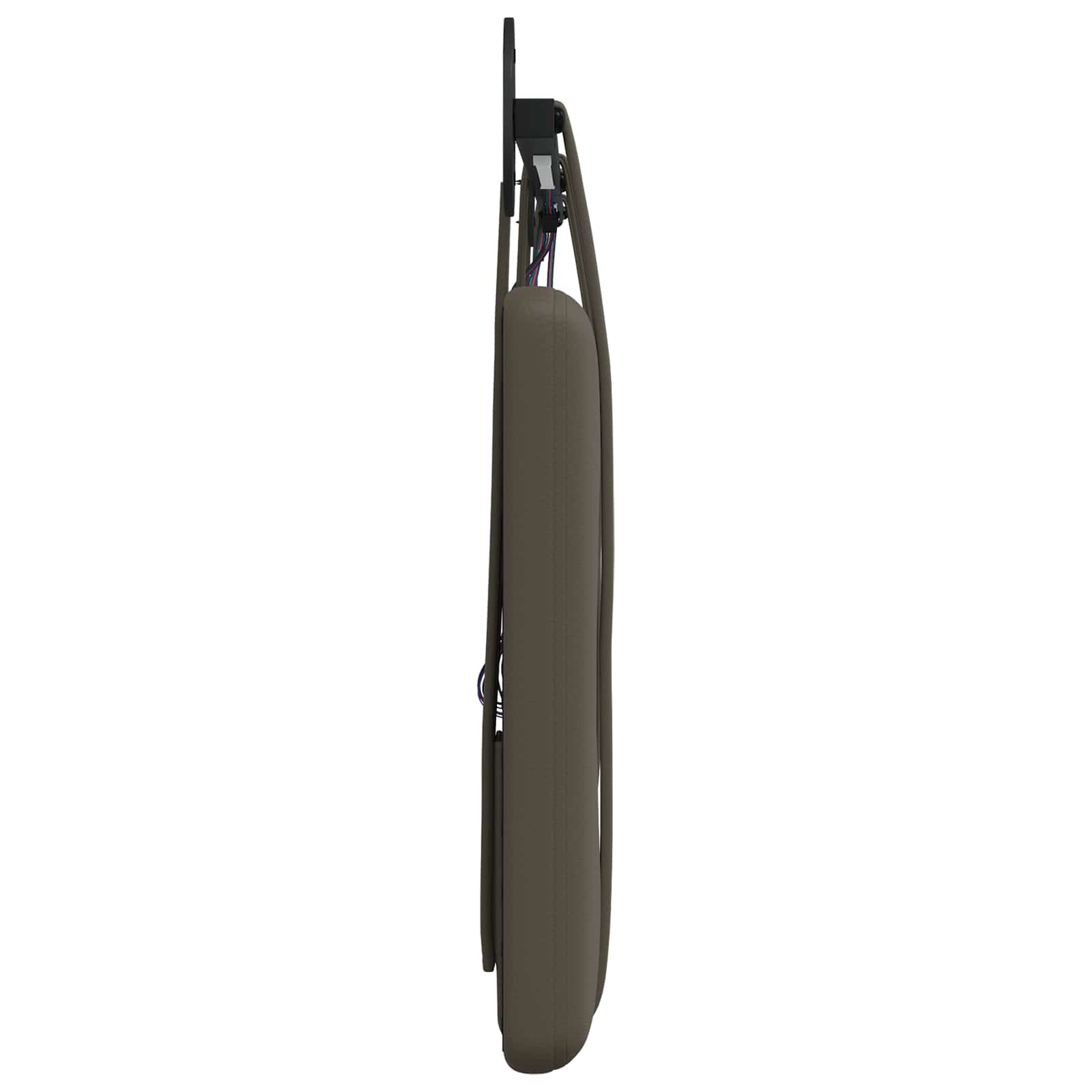 Tête de lit suspendue Avec lumière LED Gris Simili cuir - XIOS