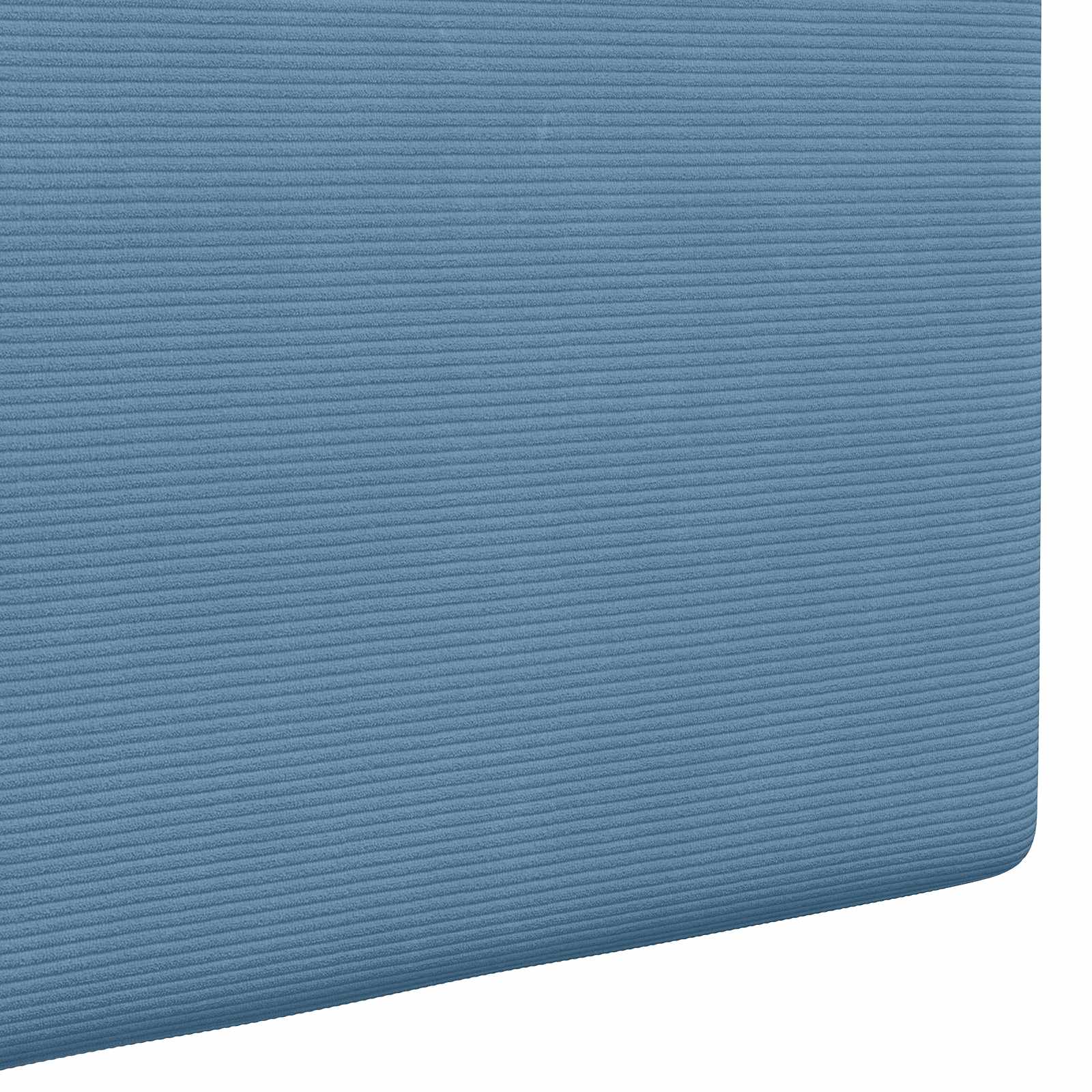 Tête de lit suspendue Bleu Tissu en velours côtelé - XIOS