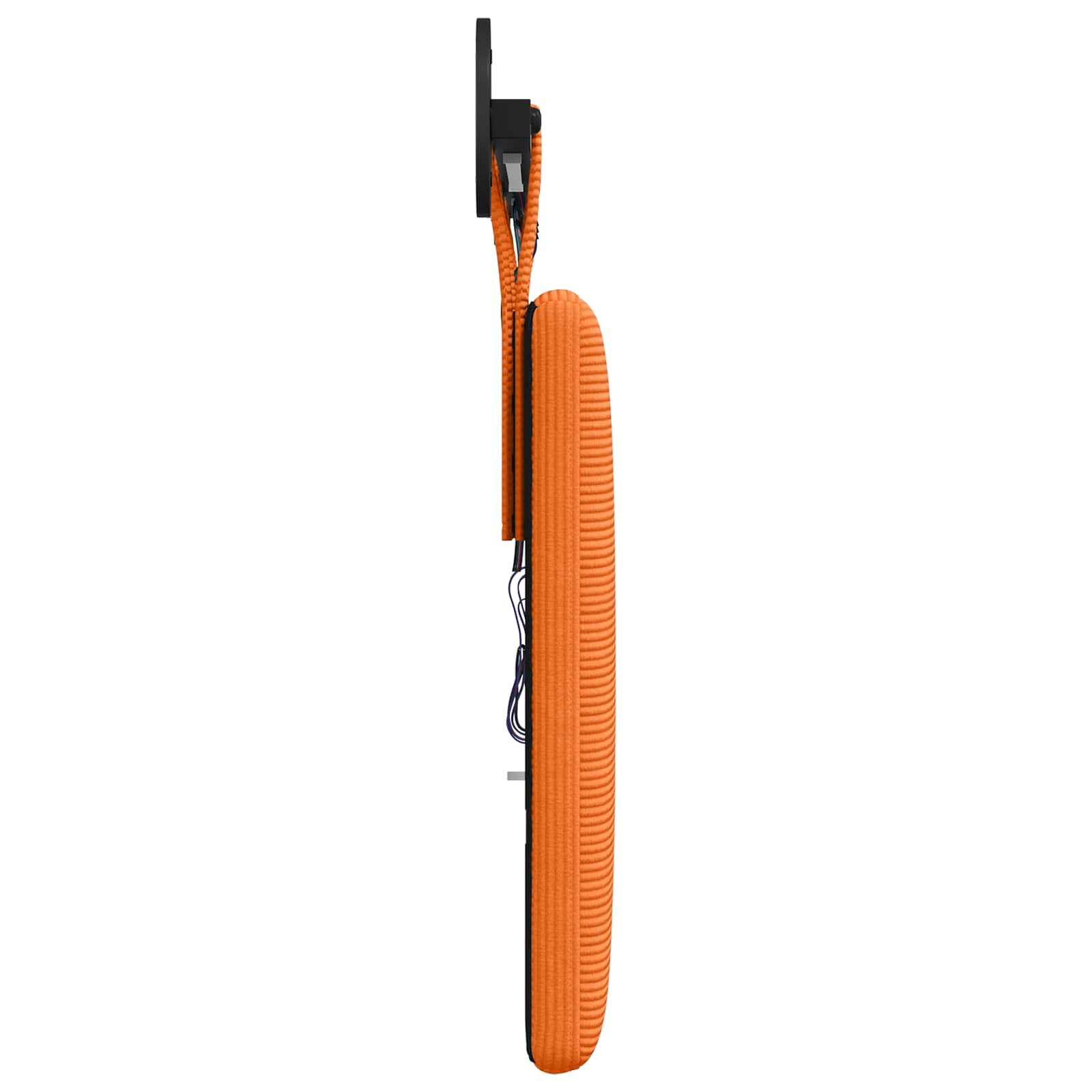 Tête de lit suspendue Orange Tissu en velours côtelé - XIOS