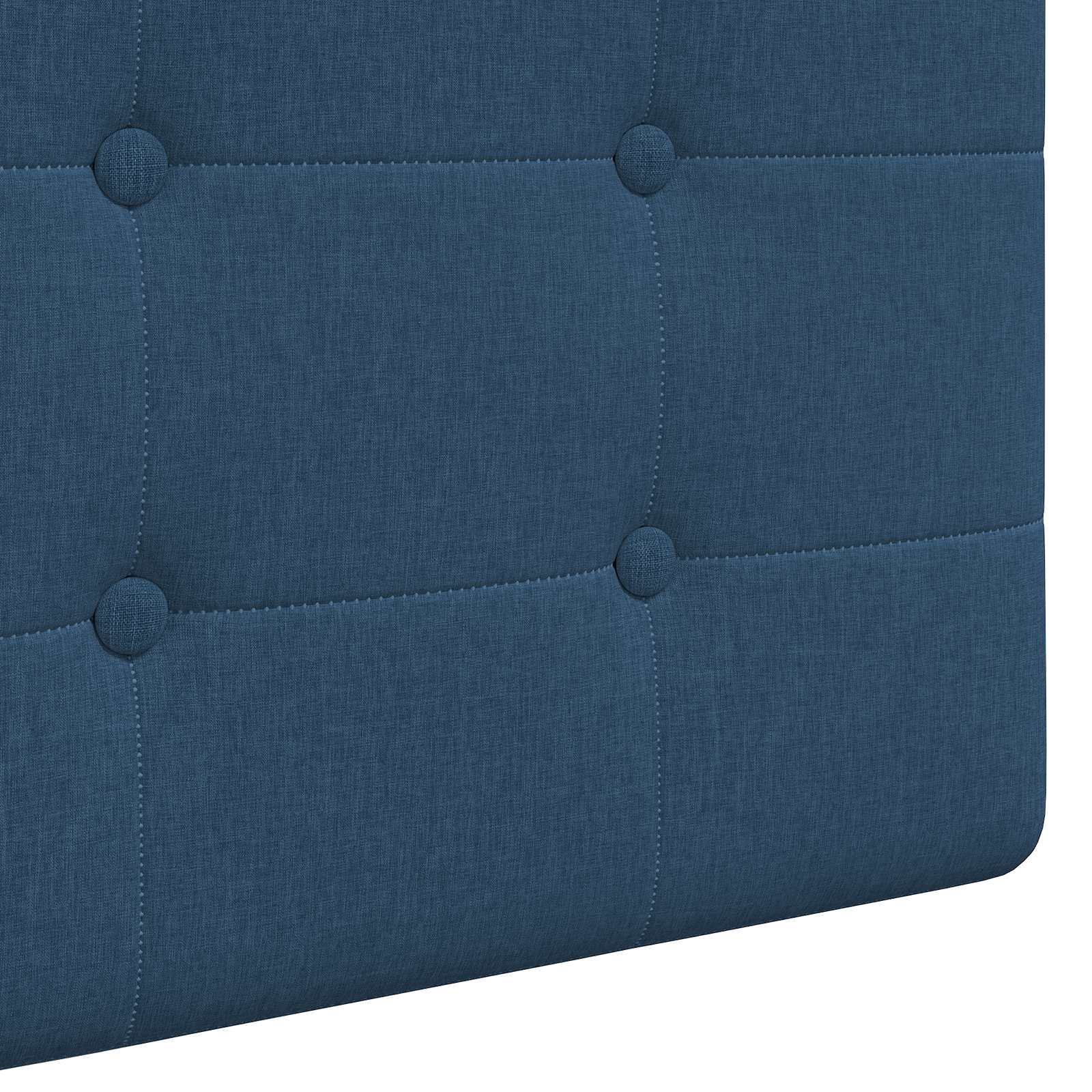 Tête de lit suspendue Avec lumière LED Bleu Tissu - XIOS
