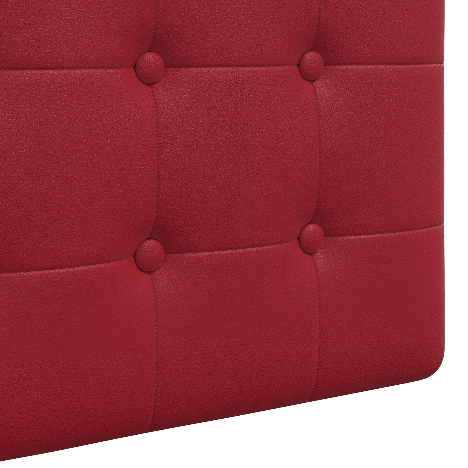 Tête de lit suspendue Avec lumière LED Bordeaux Simili cuir - XIOS