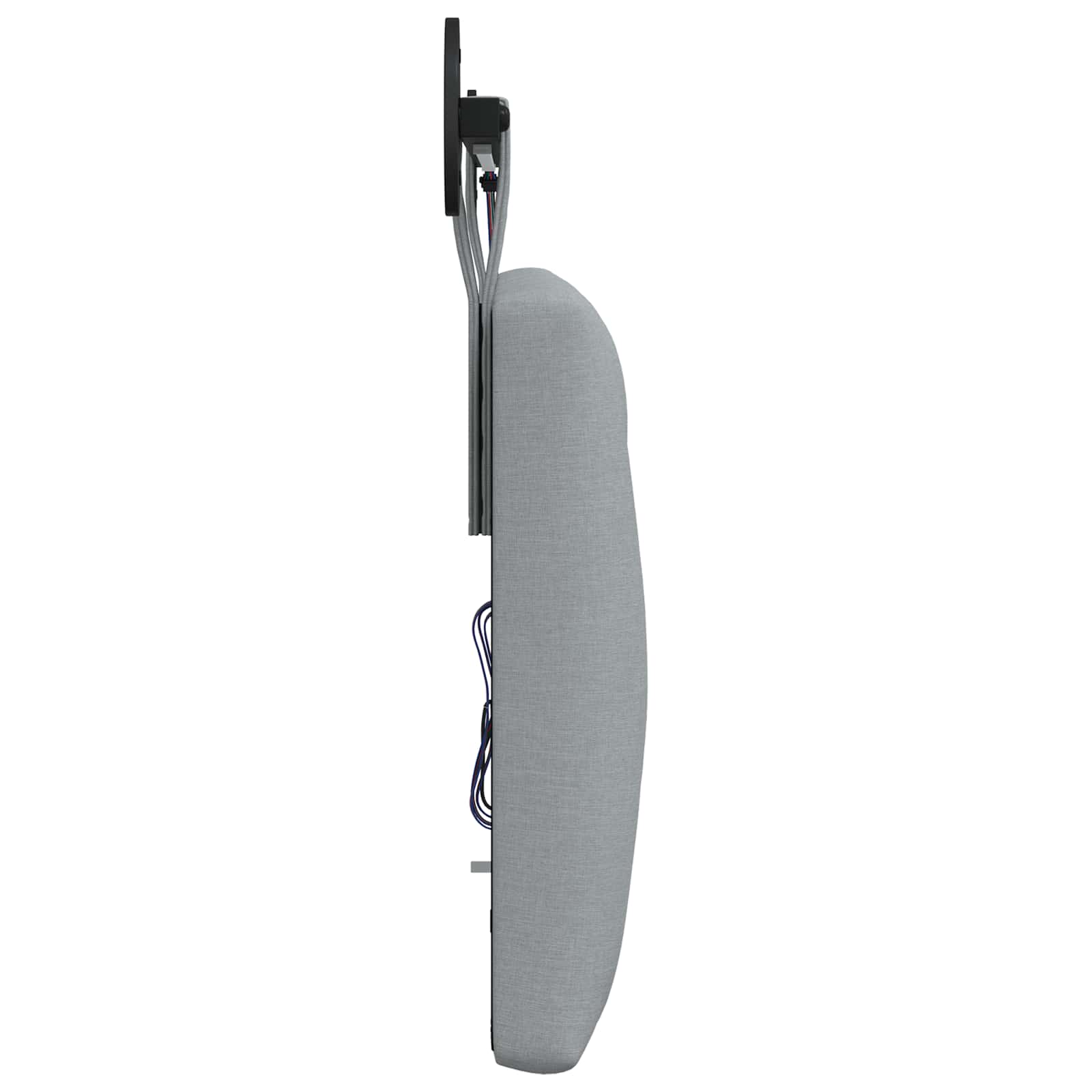 Tête de lit suspendue Avec lumière LED Gris clair Tissu - XIOS