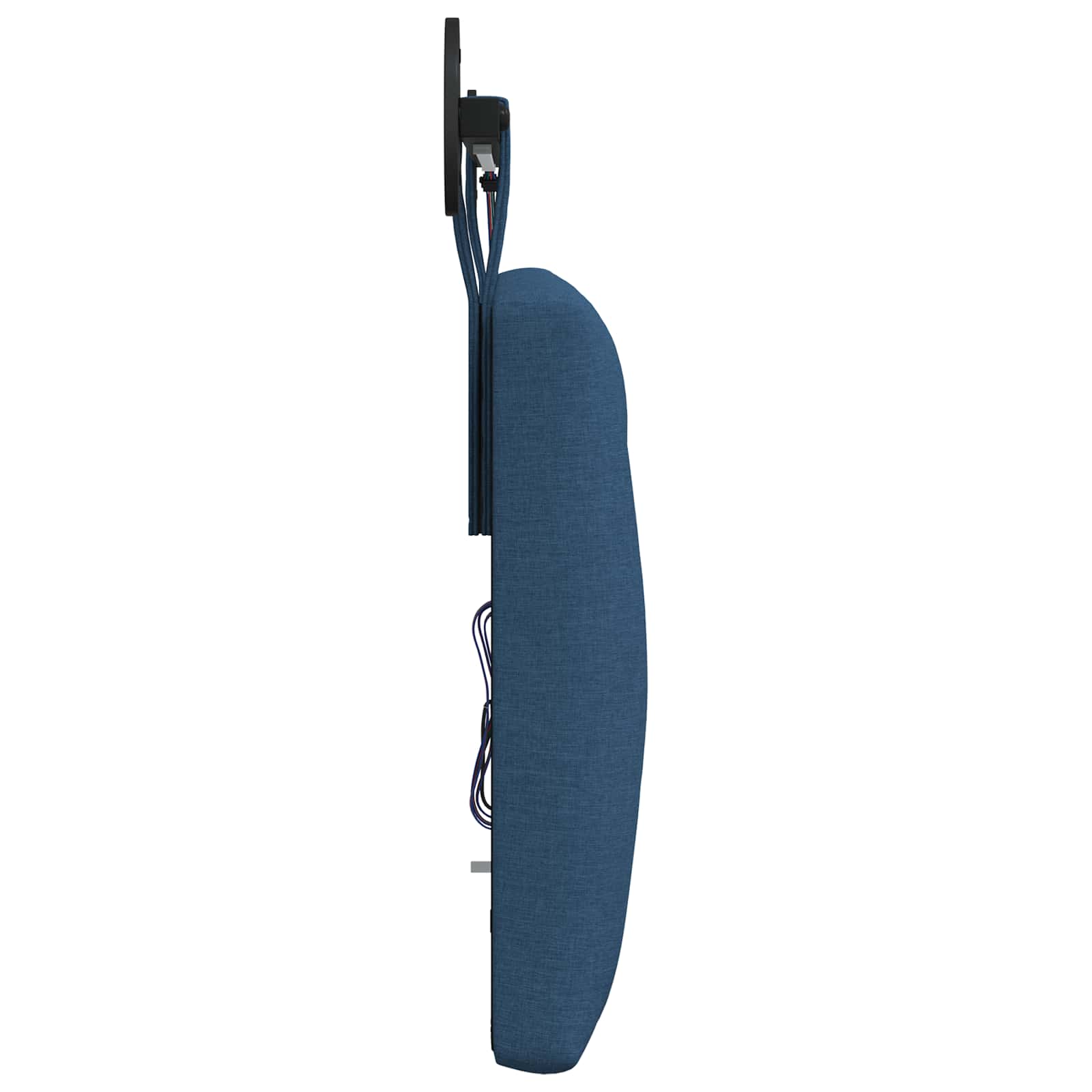 Tête de lit suspendue Avec lumière LED Bleu Tissu - XIOS
