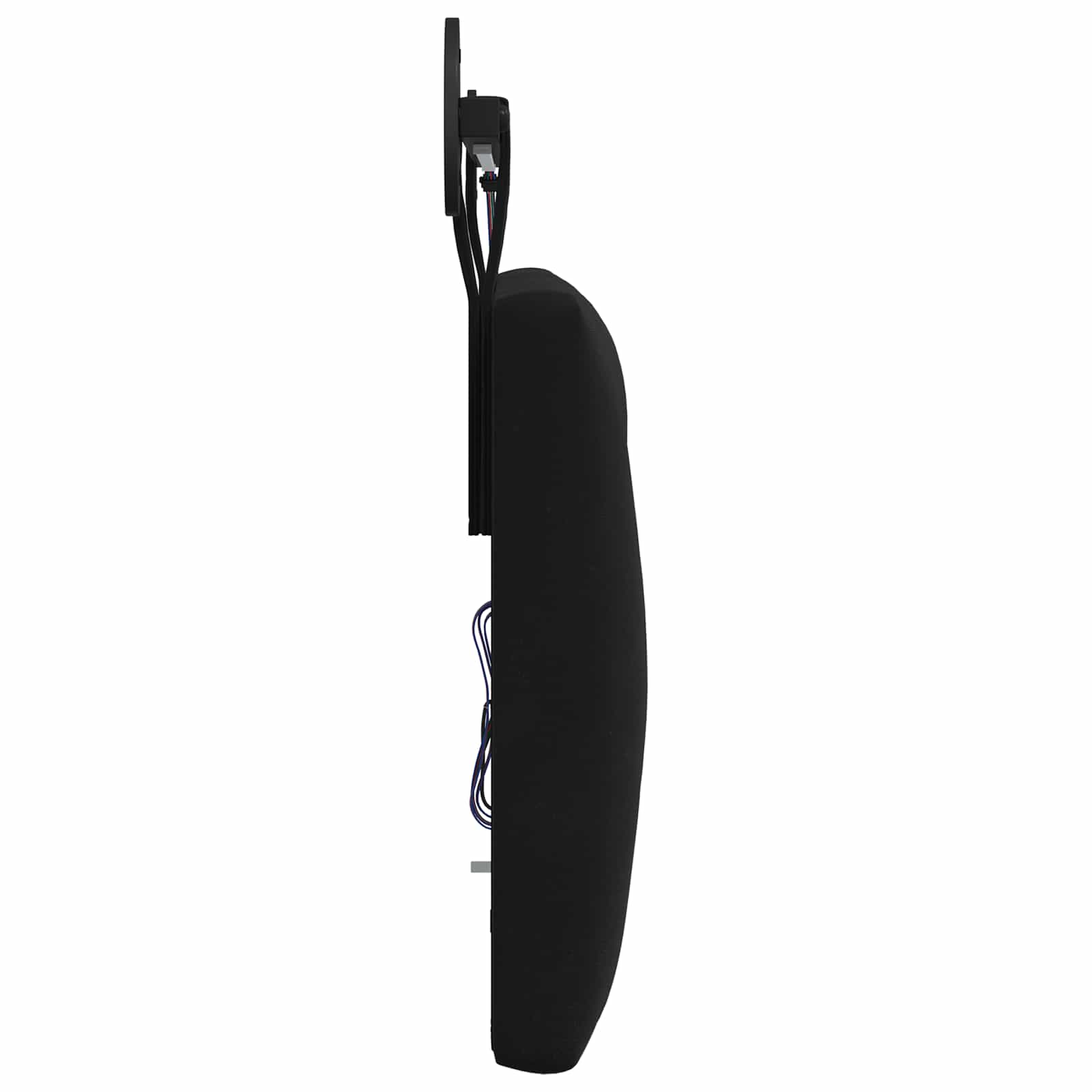 Tête de lit suspendue Avec lumière LED Noir Velours - XIOS
