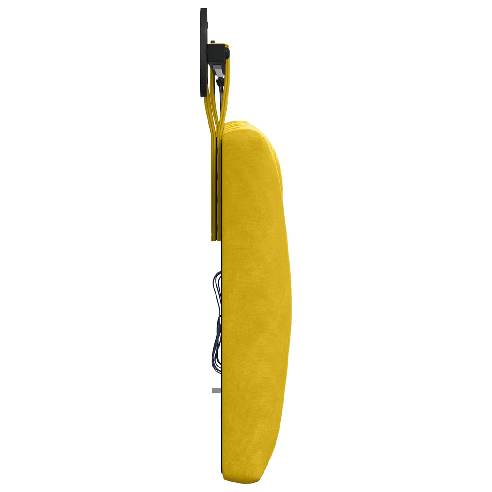 Tête de lit suspendue Avec lumière LED Jaune Velours - XIOS