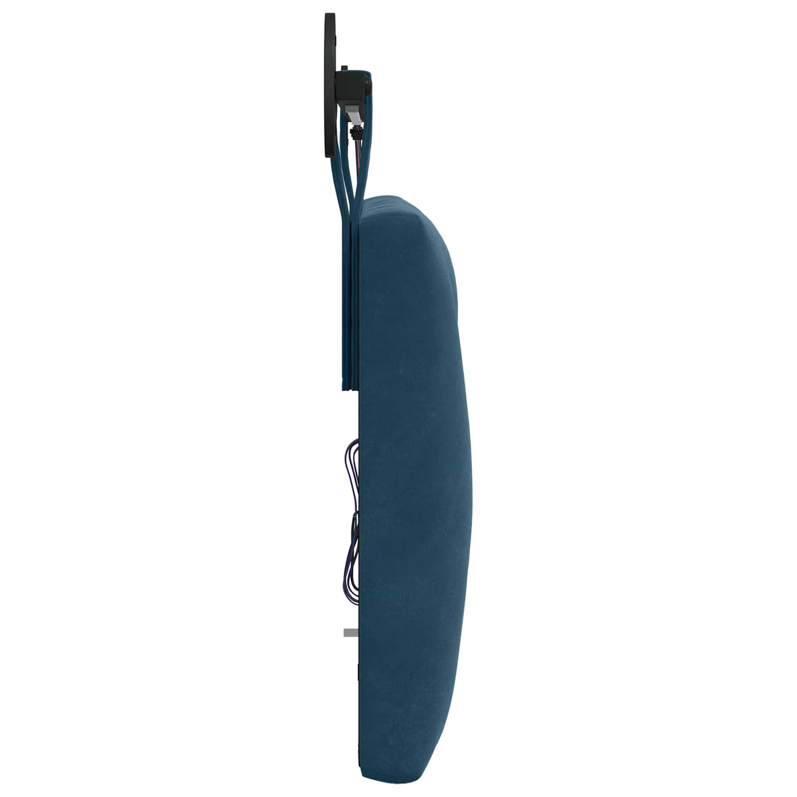 Tête de lit suspendue Avec lumière LED Bleu Velours - XIOS