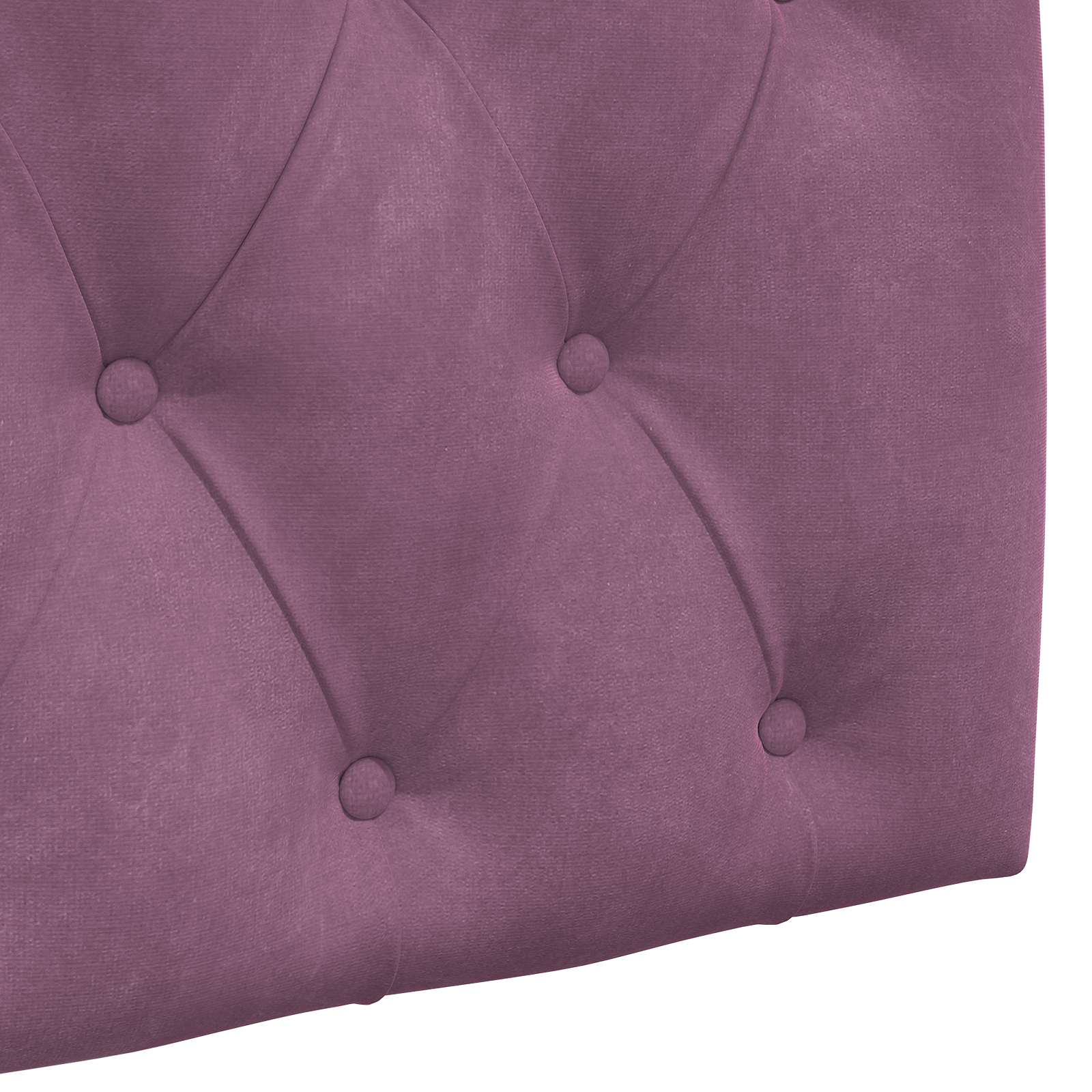 Tête de lit suspendue Avec lumière LED Pourpre Velours - XIOS