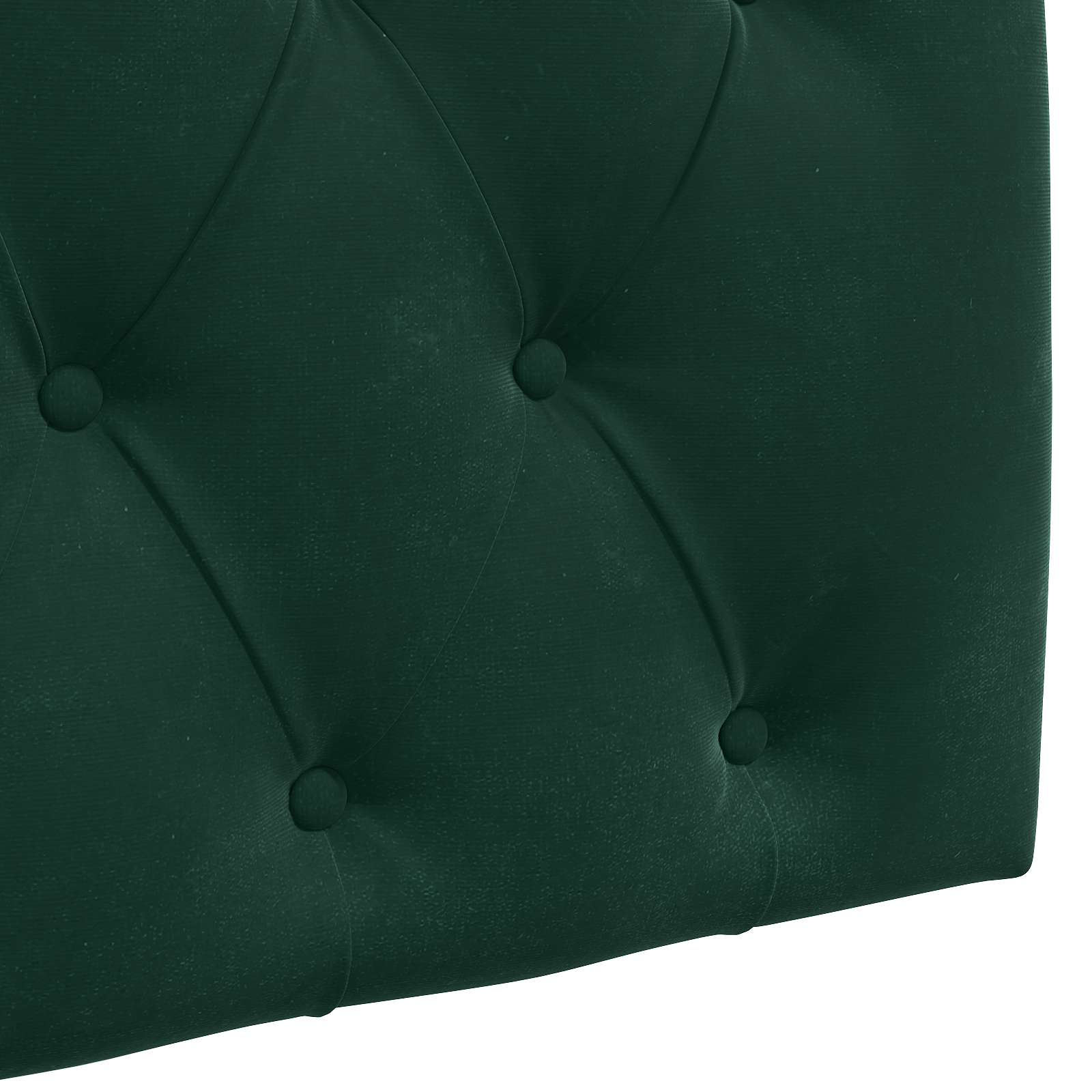 Tête de lit suspendue Avec lumière LED Vert foncé Velours - XIOS