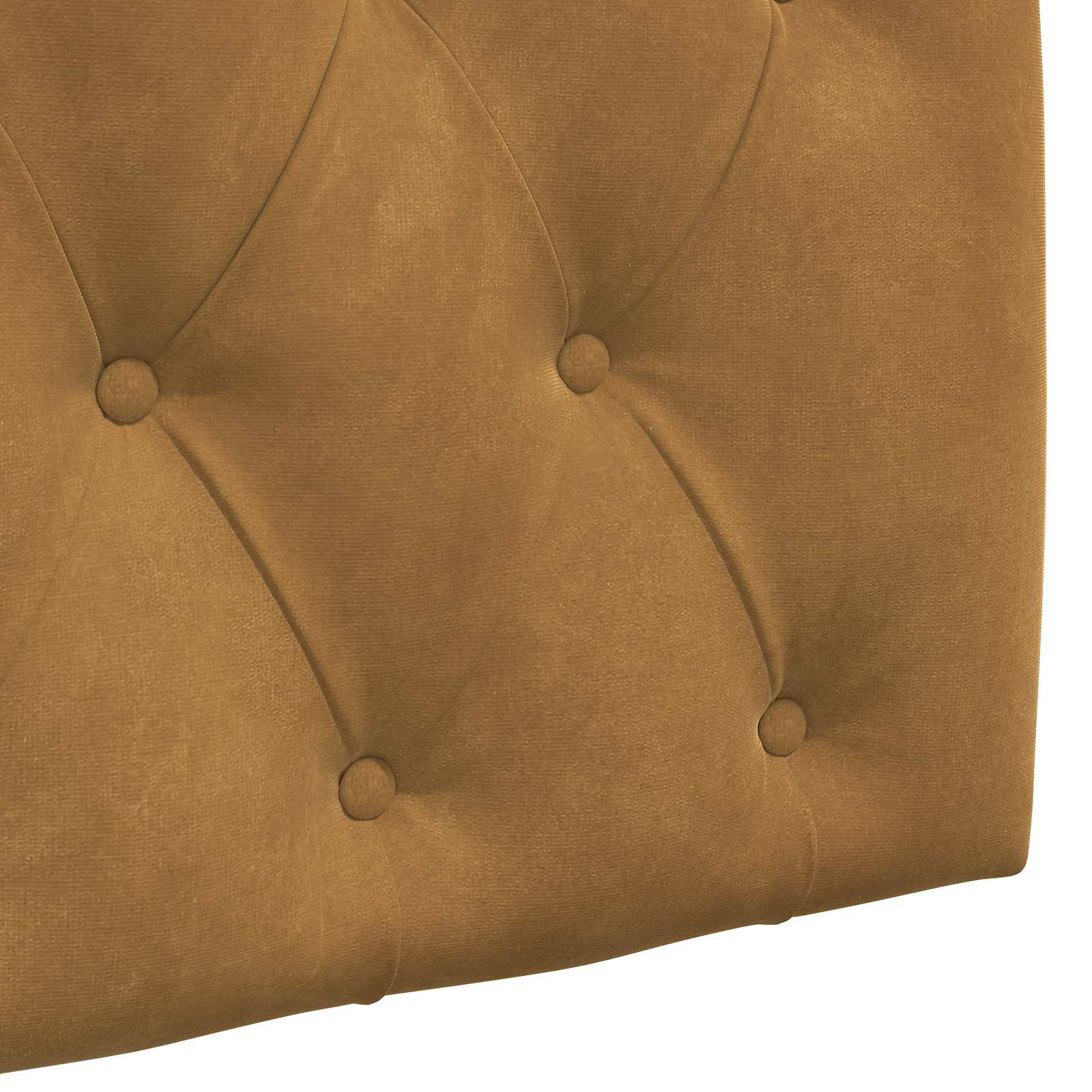 Tête de lit suspendue Avec lumière LED Marron Velours - XIOS