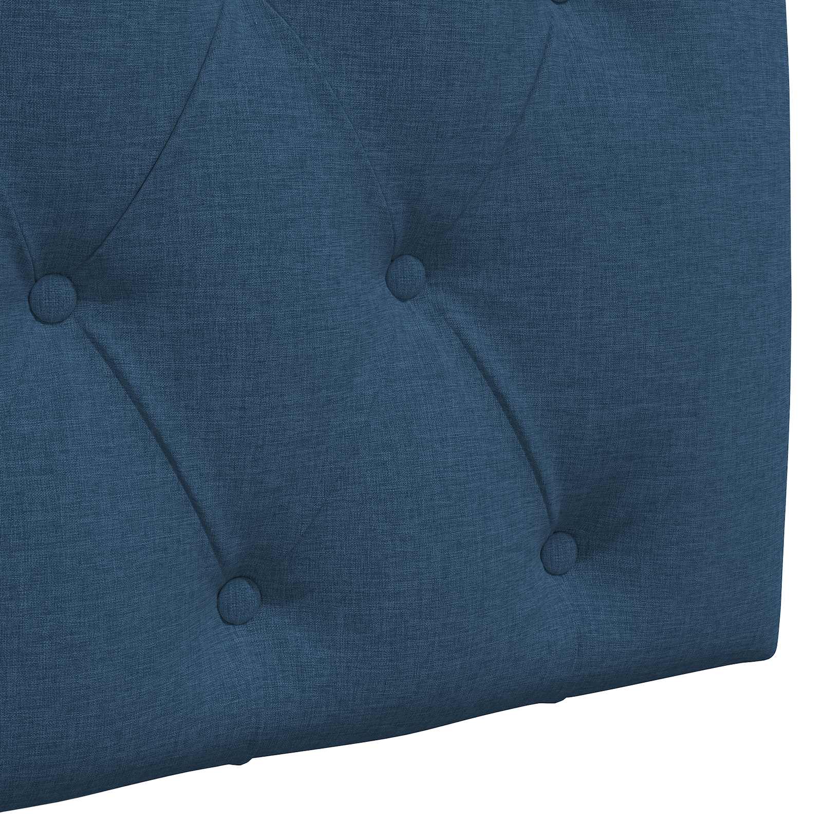 Tête de lit suspendue Avec lumière LED Bleu Tissu - XIOS