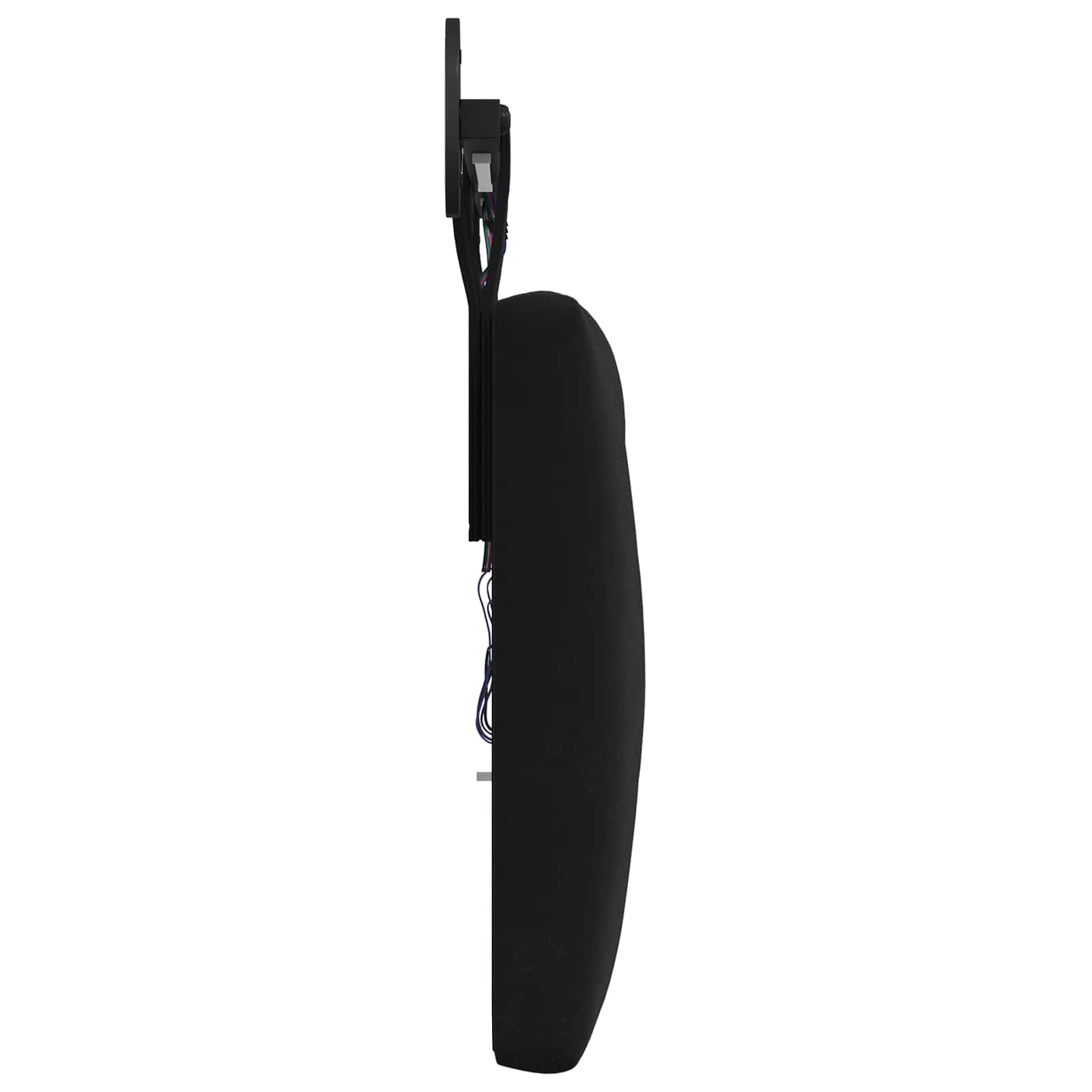 Tête de lit suspendue Avec lumière LED Noir Velours - XIOS
