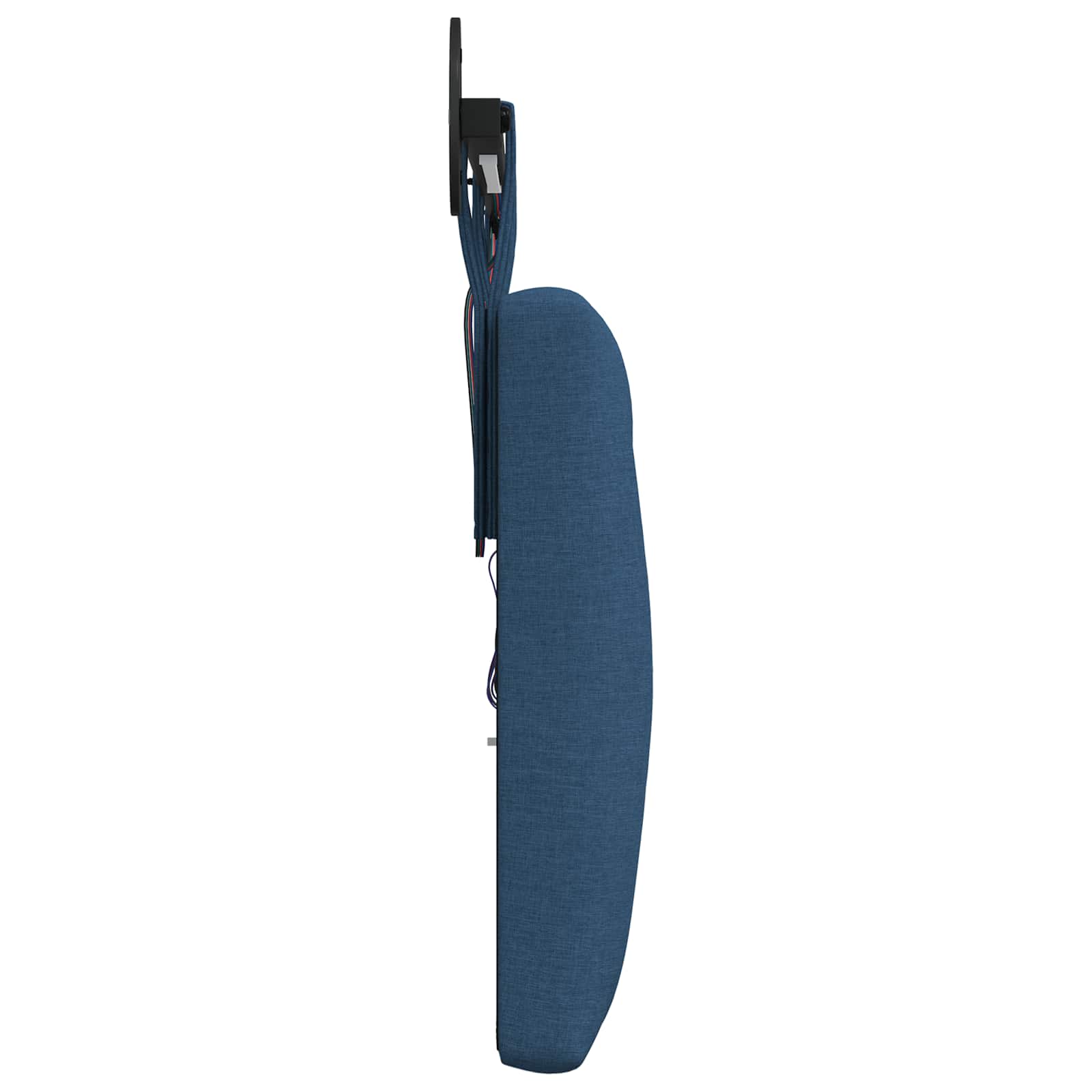 Tête de lit suspendue Avec lumière LED Bleu Tissu - XIOS