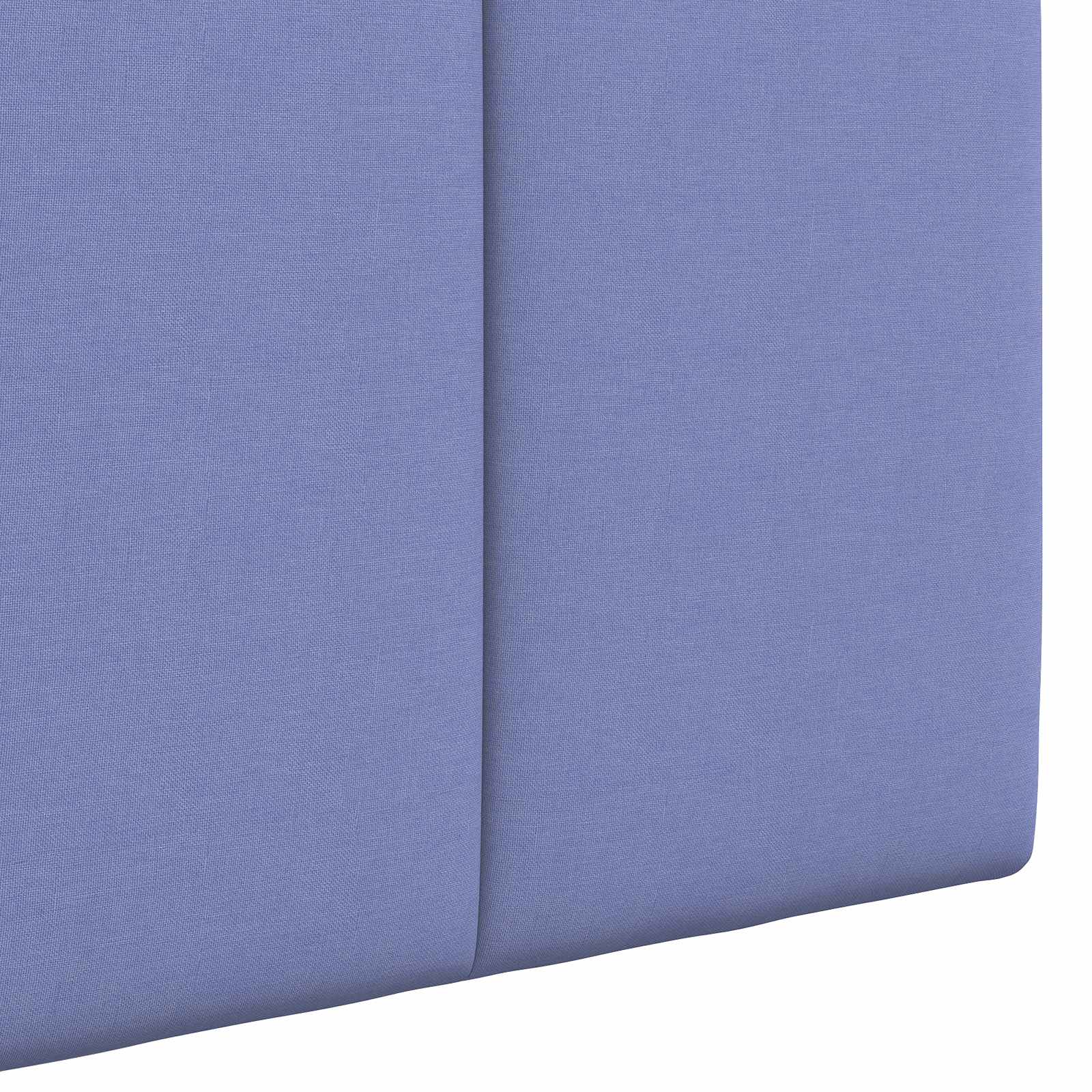 Tête de lit suspendue Avec lumière LED Bleu denim Tissu - XIOS
