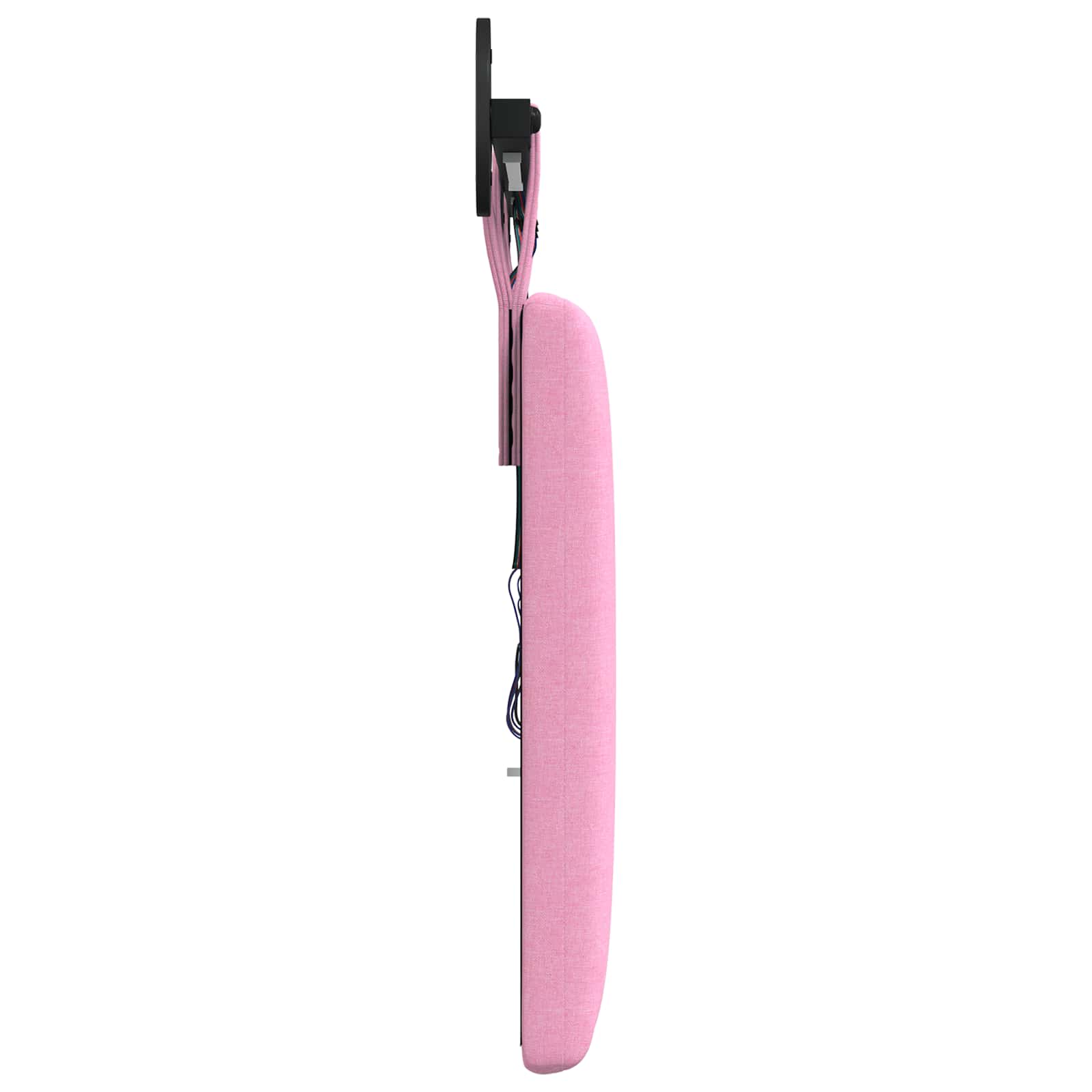 Tête de lit suspendue Avec lumière LED Rose Tissu - XIOS