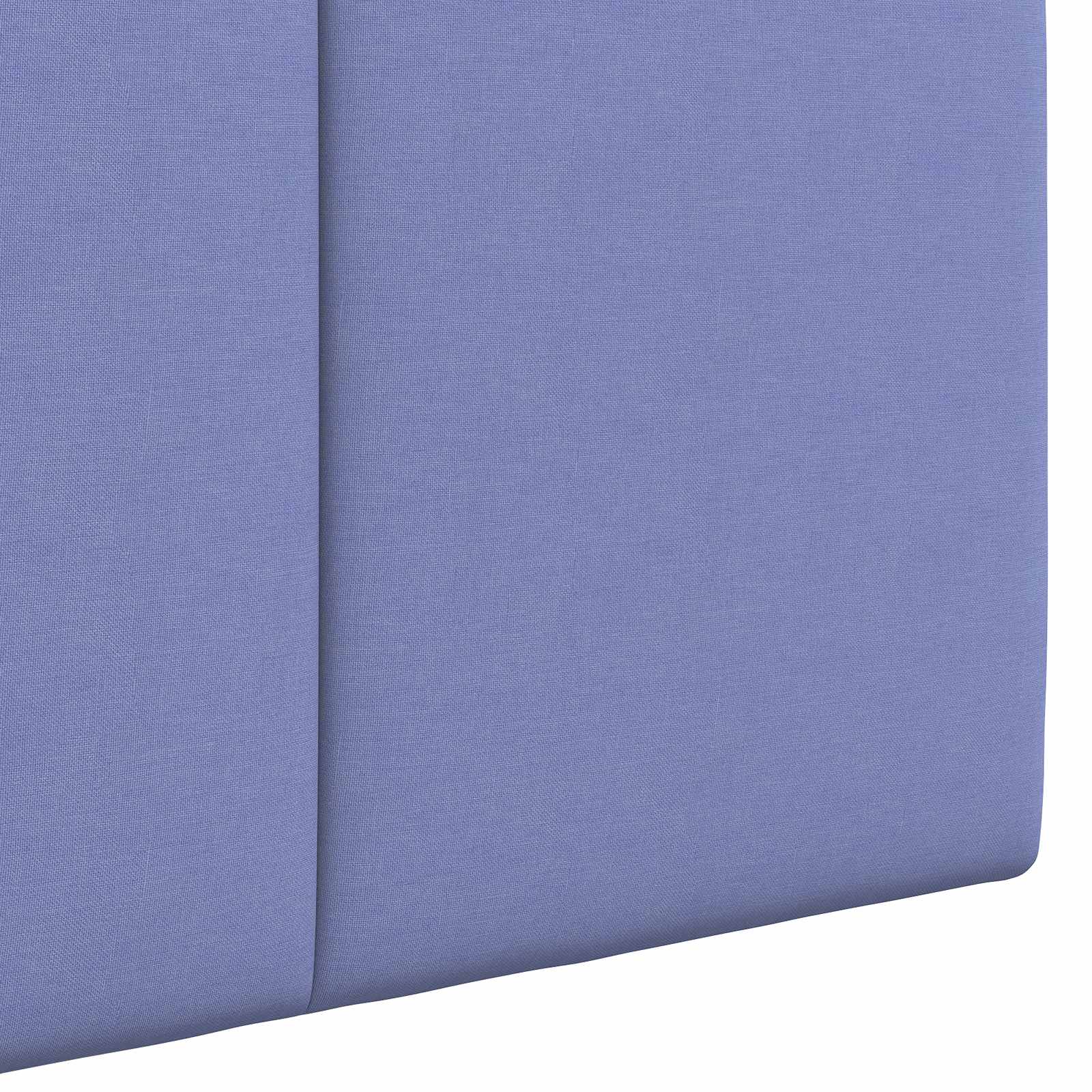 Tête de lit suspendue Avec lumière LED Bleu denim Tissu - XIOS