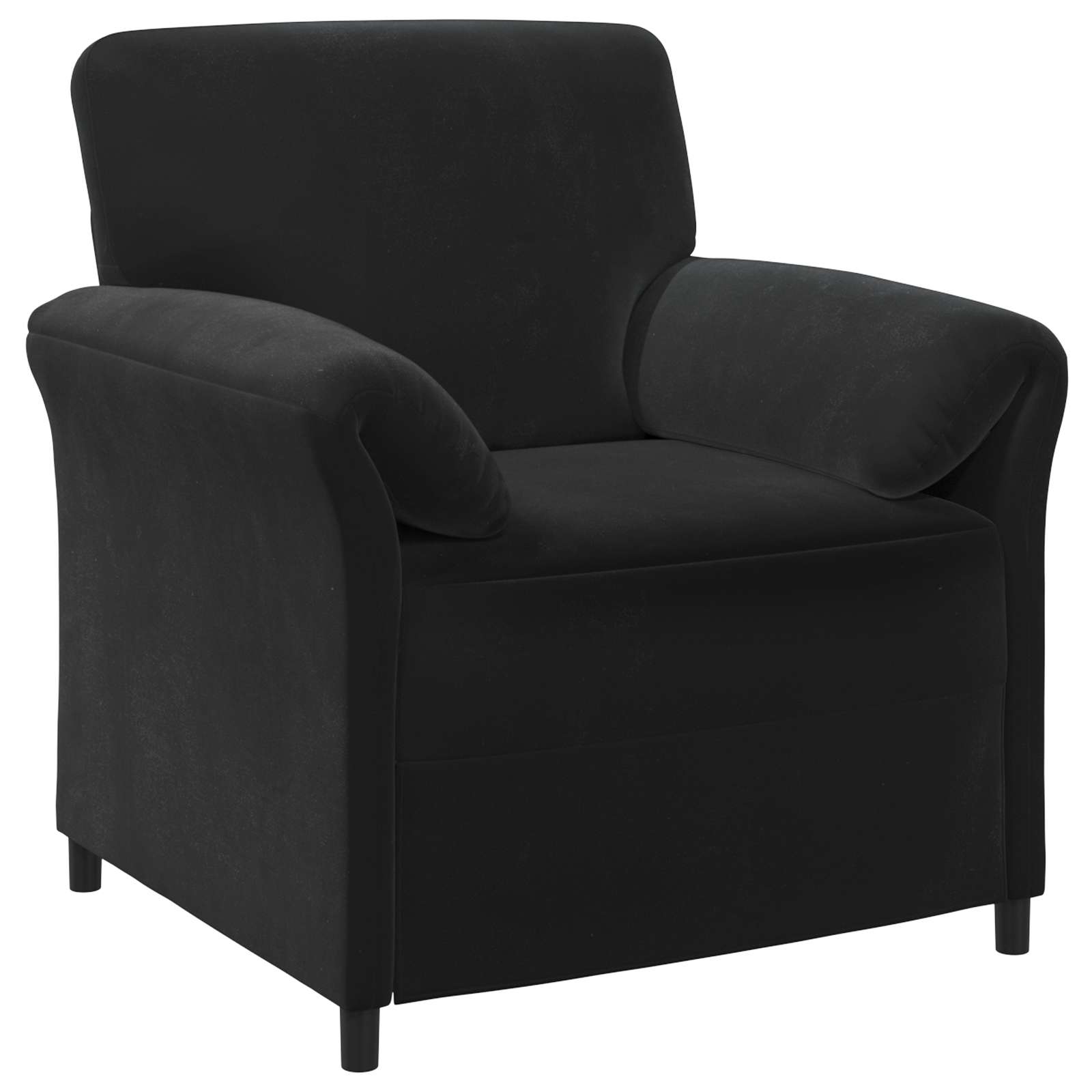 Ensemble de Canapés 2 pc Noir Velours