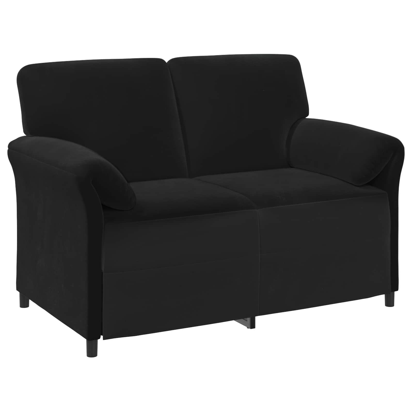 Ensemble de Canapés 2 pc Noir Velours