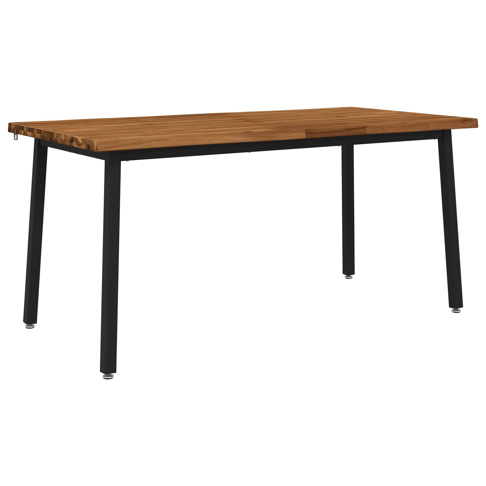Table à manger en bord vivant 160 x 70 x 75 cm Naturel