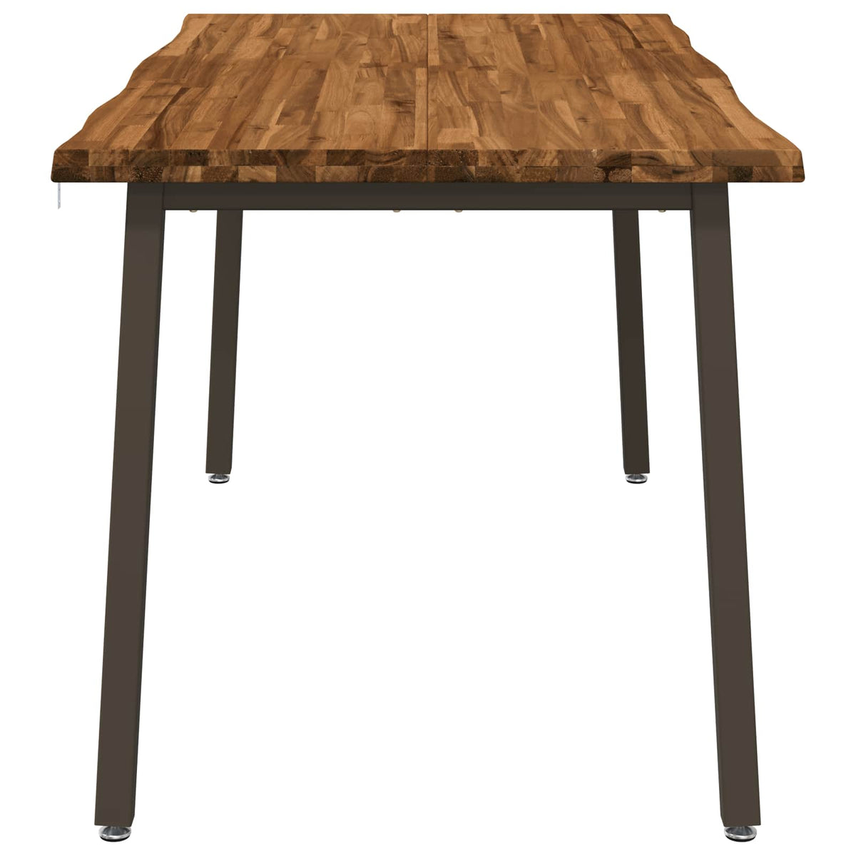 Table à manger en bord vivant 160 x 70 x 75 cm Naturel
