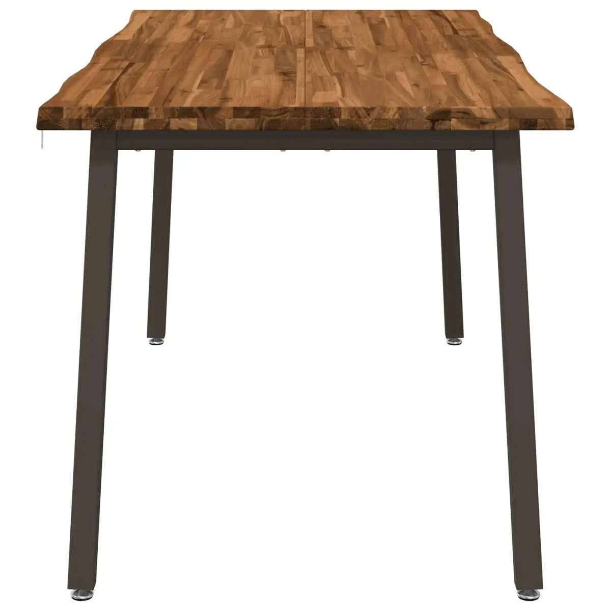 Table à manger en bord vivant 140 x 90 x 75 cm Naturel - XIOS