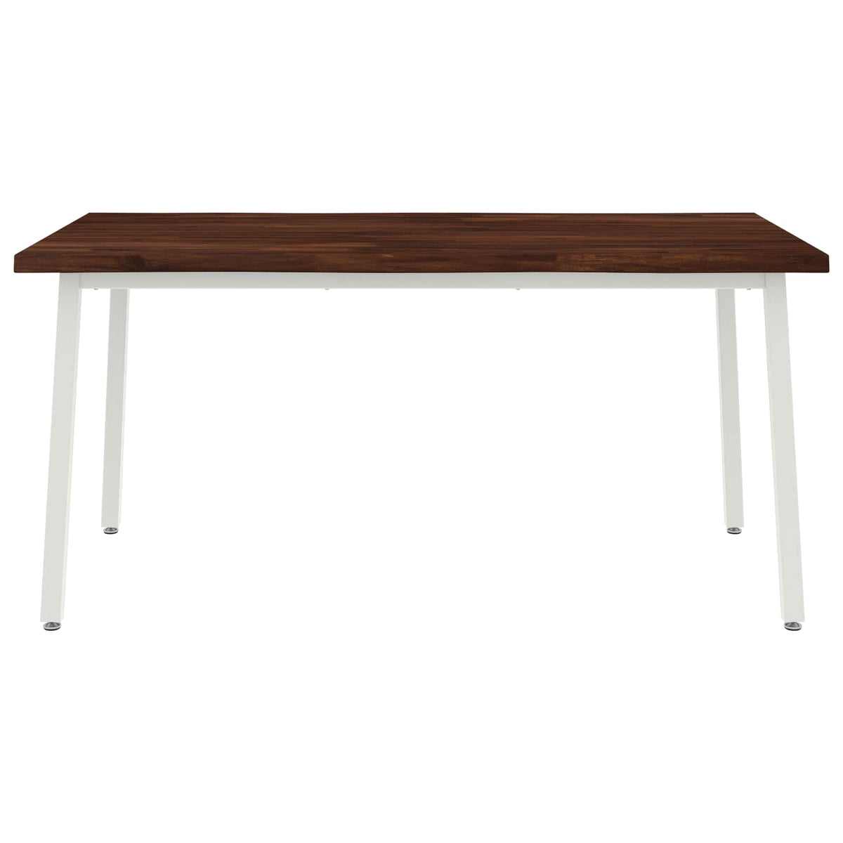 Table à manger en bord vivant 160 x 90 x 75 cm Marron foncé