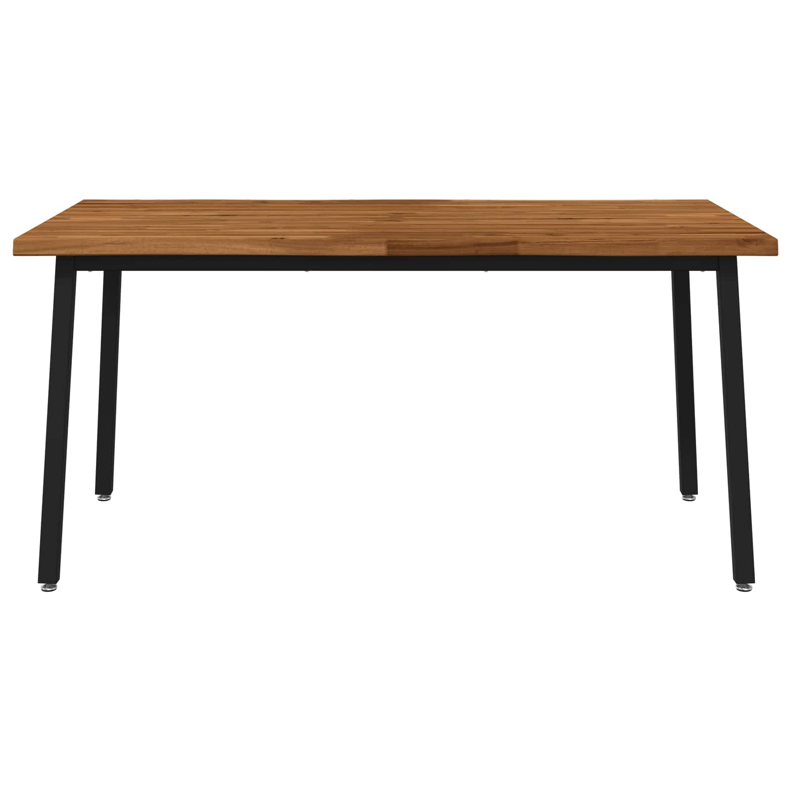 Table à manger en bord vivant 160 x 90 x 75 cm Naturel