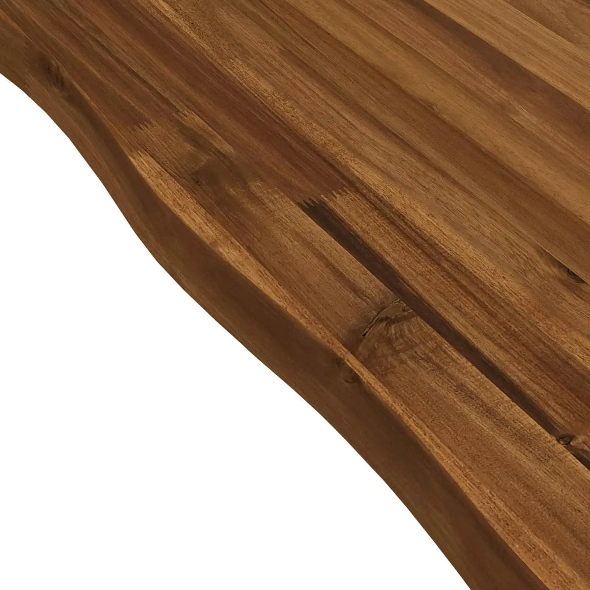 Table à manger en bord vivant 160 x 90 x 75 cm Naturel - XIOS